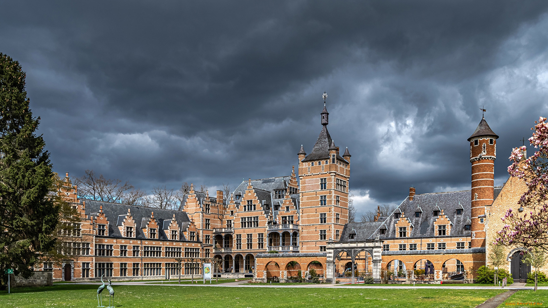 cantecroy, castle, belgium, города, замки, бельгии, cantecroy, castle