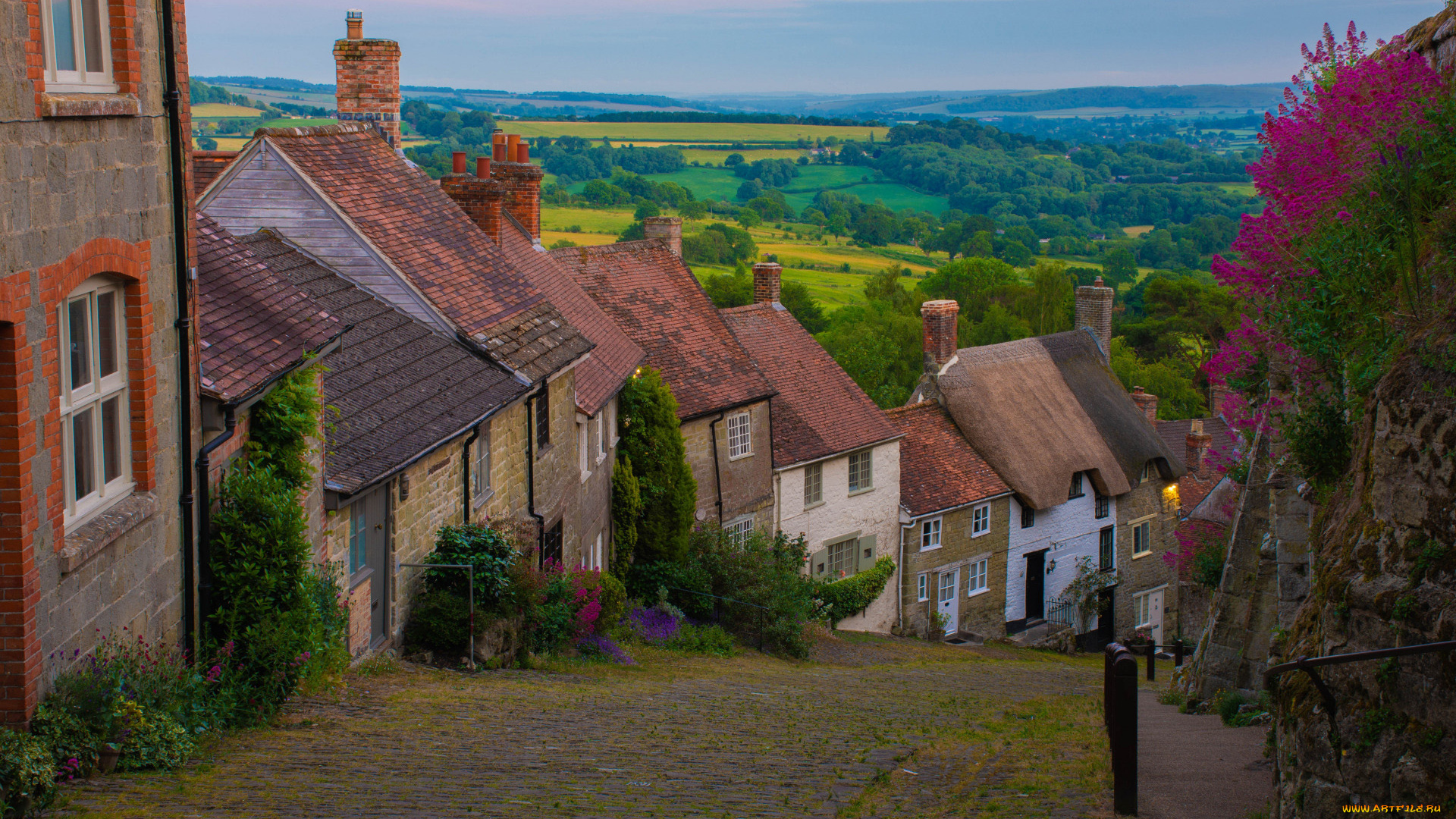 shaftesbury, england, города, -, улицы, , площади, , набережные