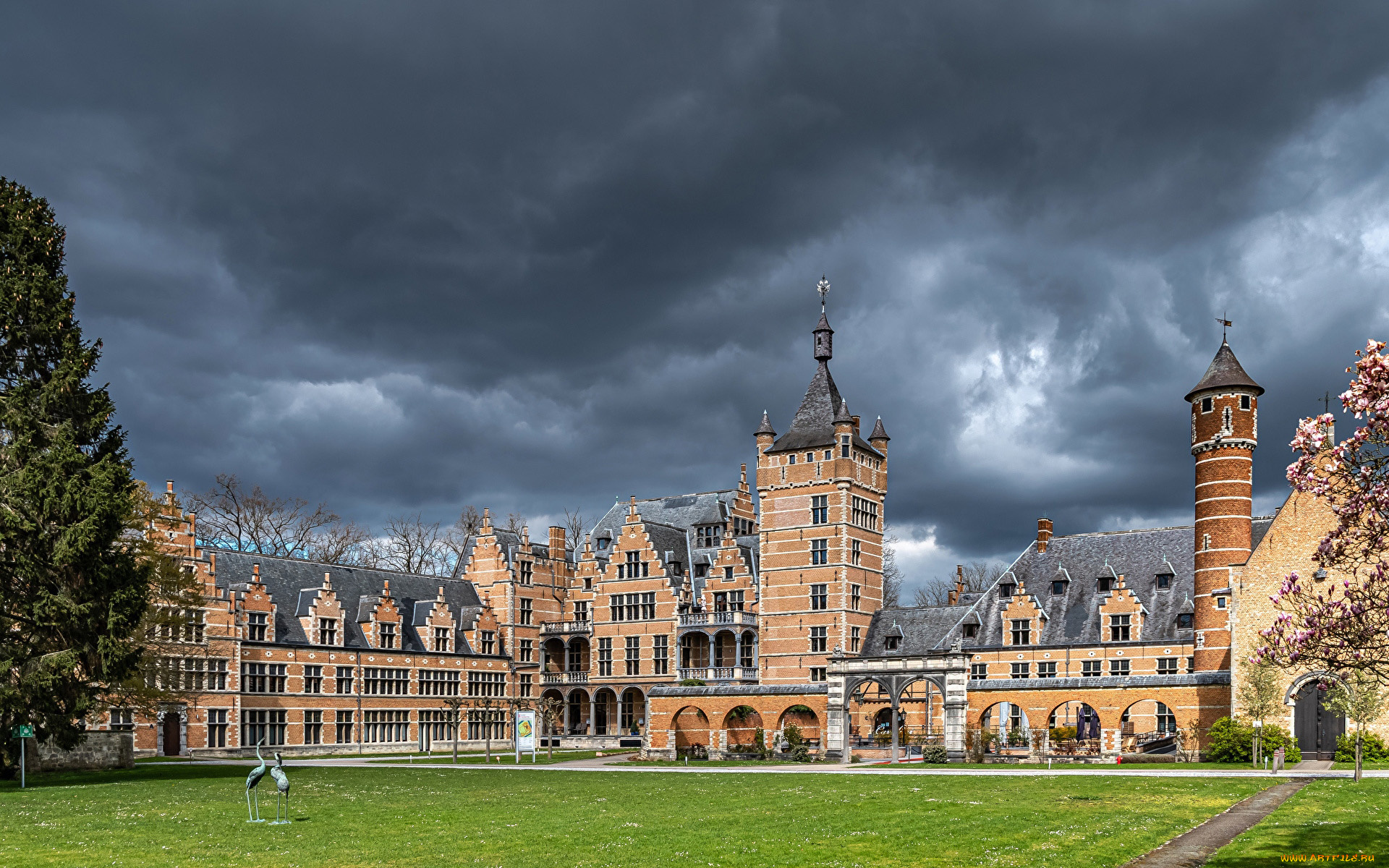 cantecroy, castle, belgium, города, замки, бельгии, cantecroy, castle