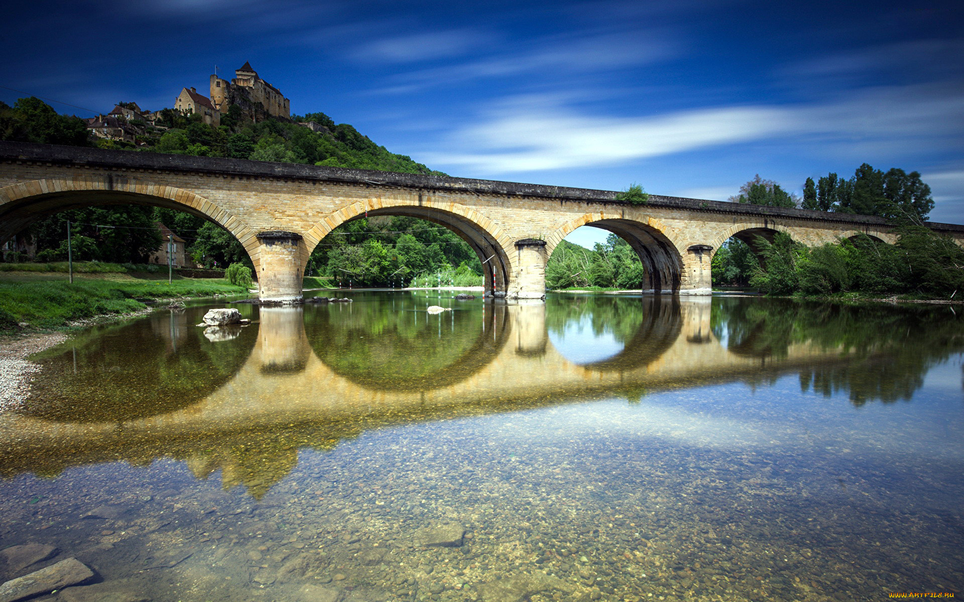 chateau, castelnaud, la, chapelle, france, города, замки, франции, chateau, castelnaud, la, chapelle