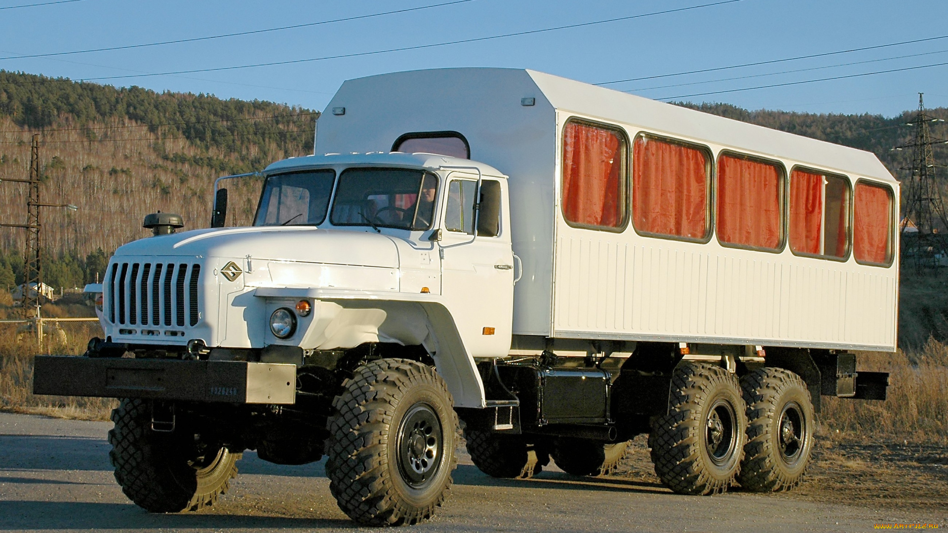 урал, автомобили, автомобиль, вахтовка