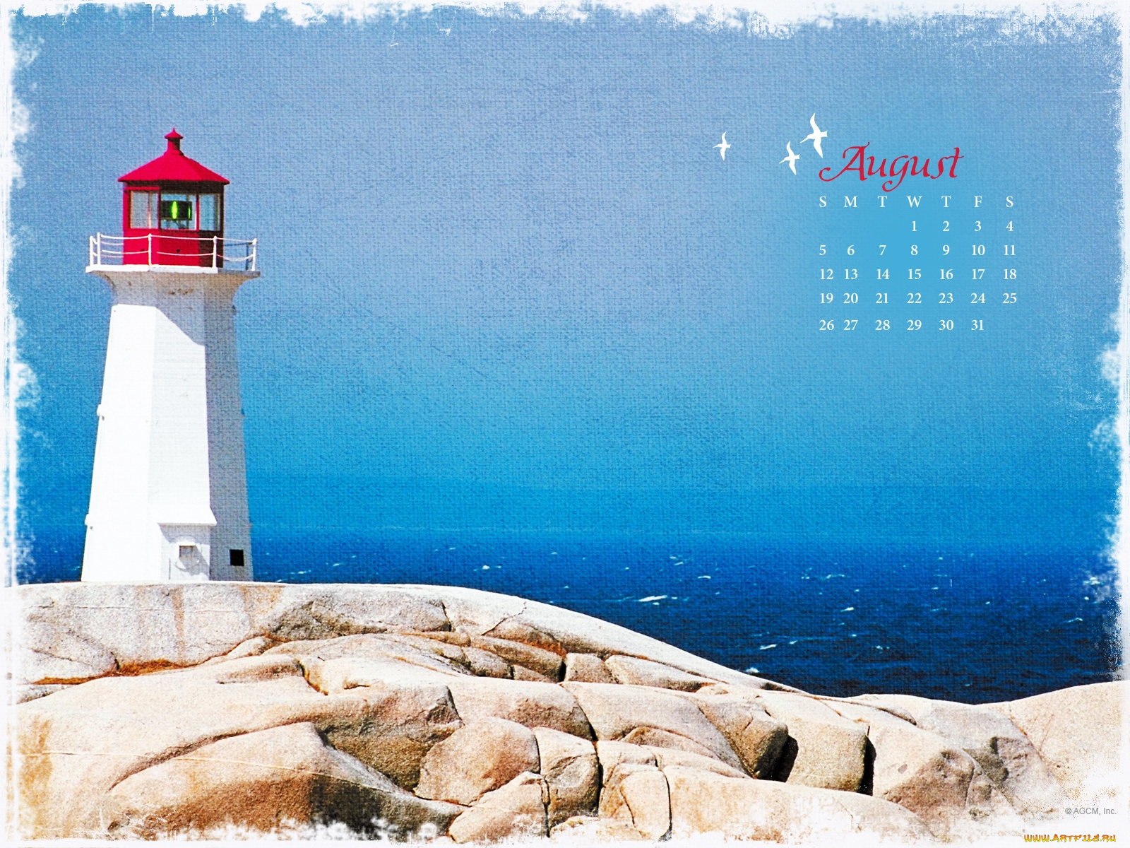 календари, природа, маяк, море, побережье
