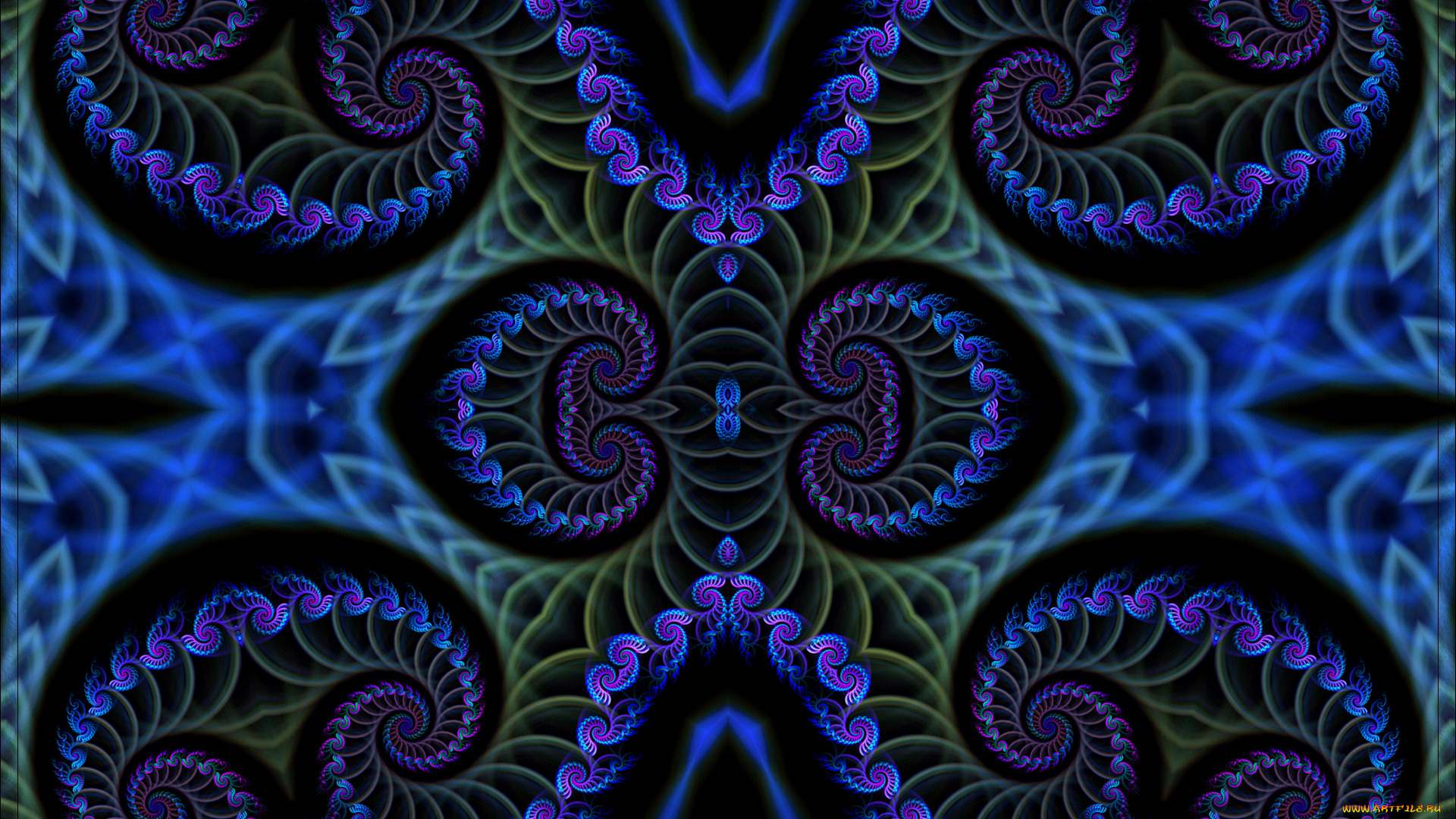 3д, графика, fractal, фракталы, цвета, фон, узор