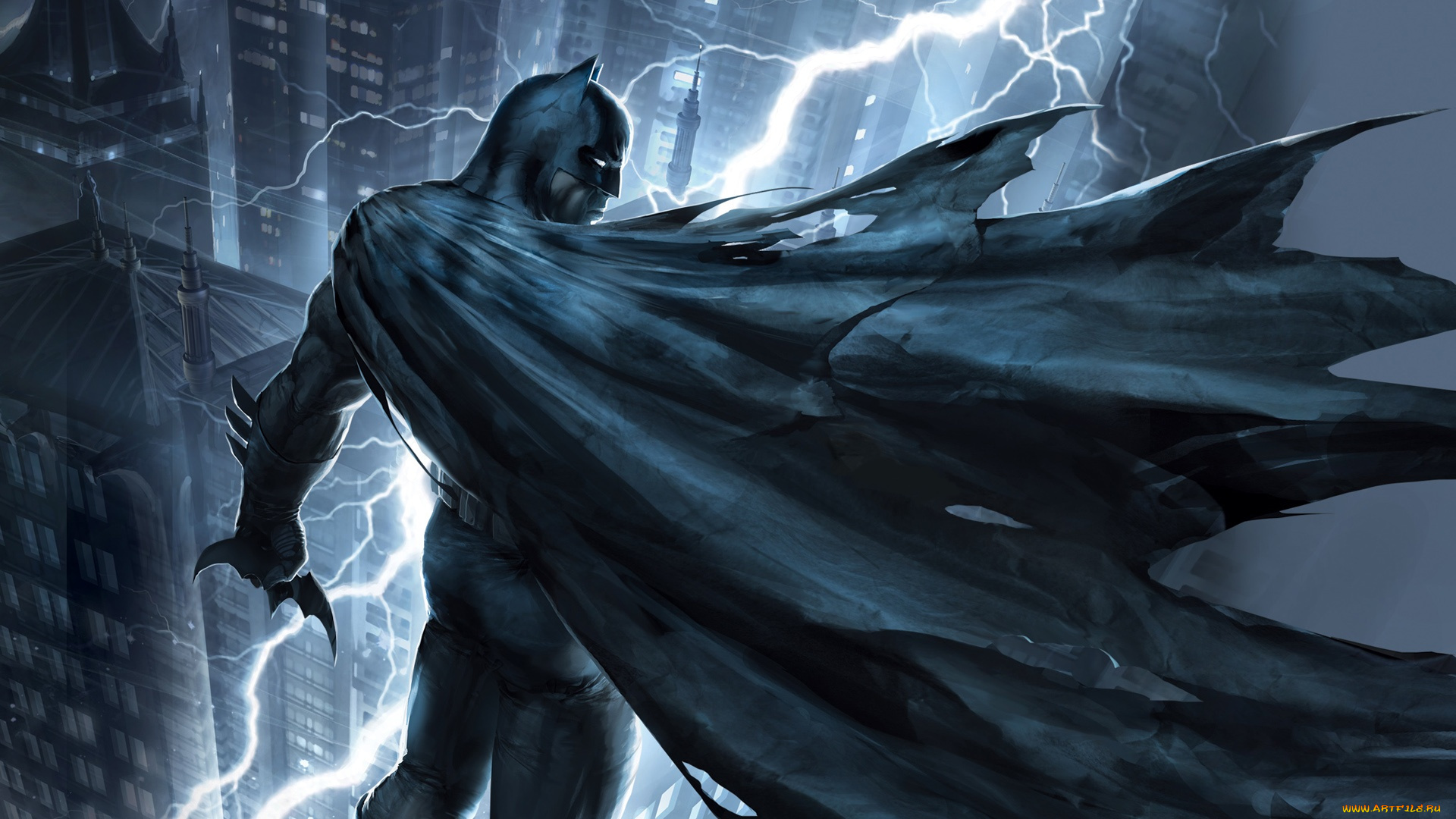 batman, the, dark, knight, returns, part, мультфильмы, плащ