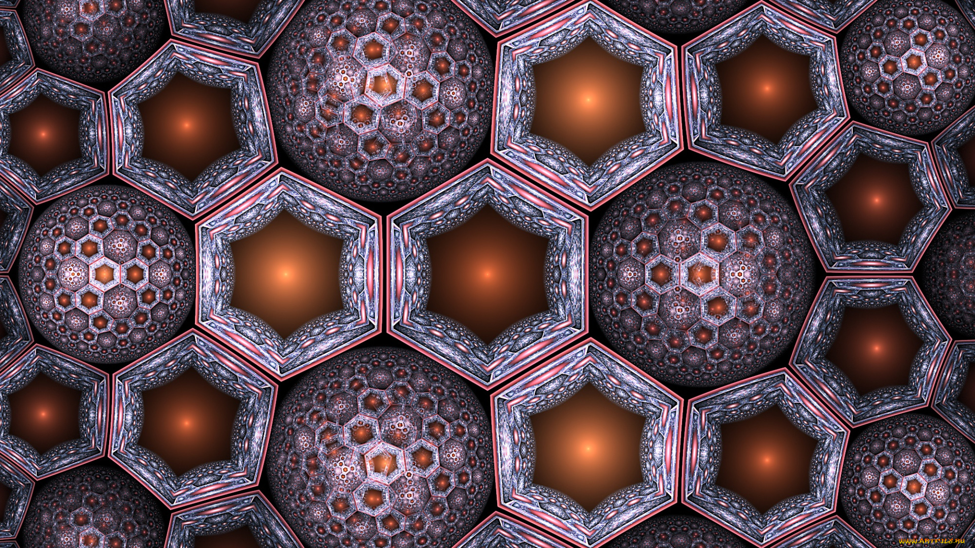 3д, графика, фракталы, , fractal, цвета, узор, фон