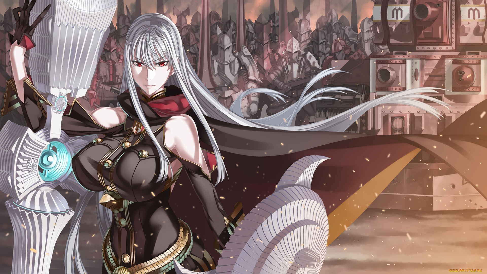 valkyria, chronicles, аниме, оружие, , техника, , технологии, honjou, raita, selvaria, bles, взгляд, девушка, доспехи, воины, арт, valkyria, chronicles