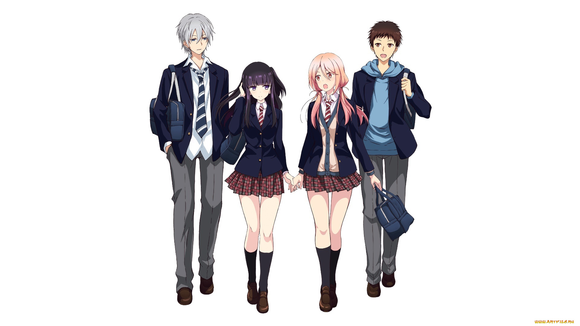 аниме, netsuzou, trap, netsuzou, trap