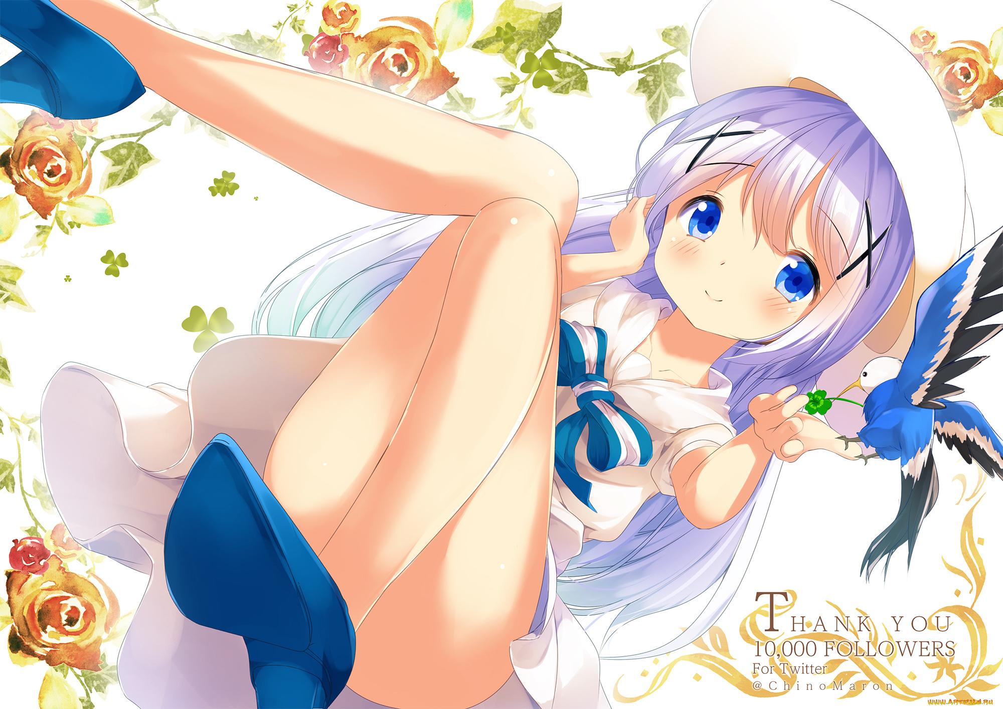 аниме, gochuumon, wa, usagi, desu, ka, девушка