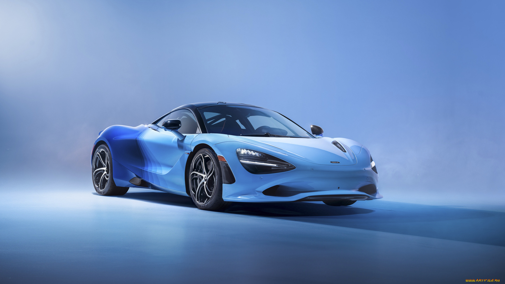 автомобили, mclaren, mso, 750s, coupe, spectrum, 2023, синий, купе, макларен