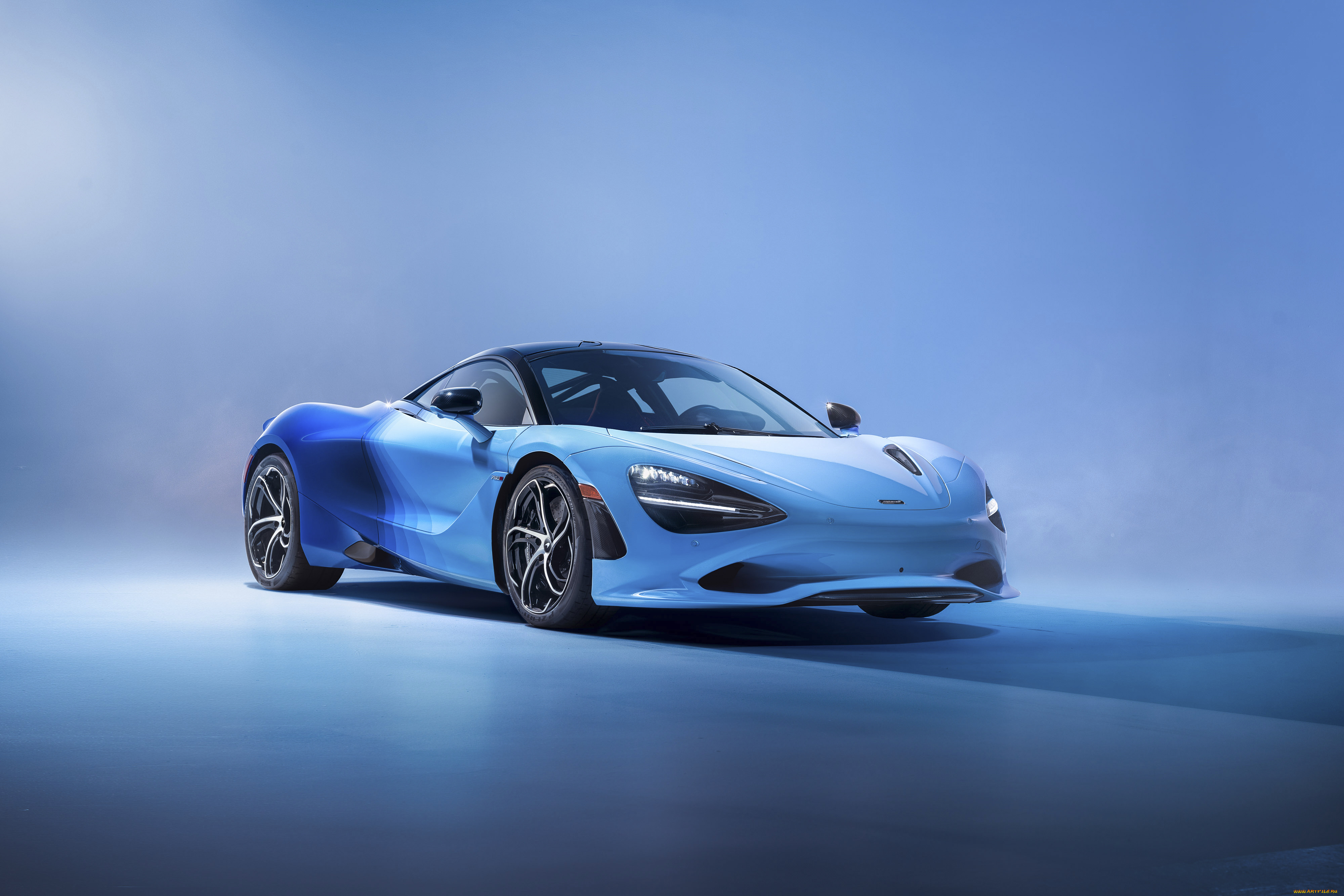 автомобили, mclaren, mso, 750s, coupe, spectrum, 2023, синий, купе, макларен