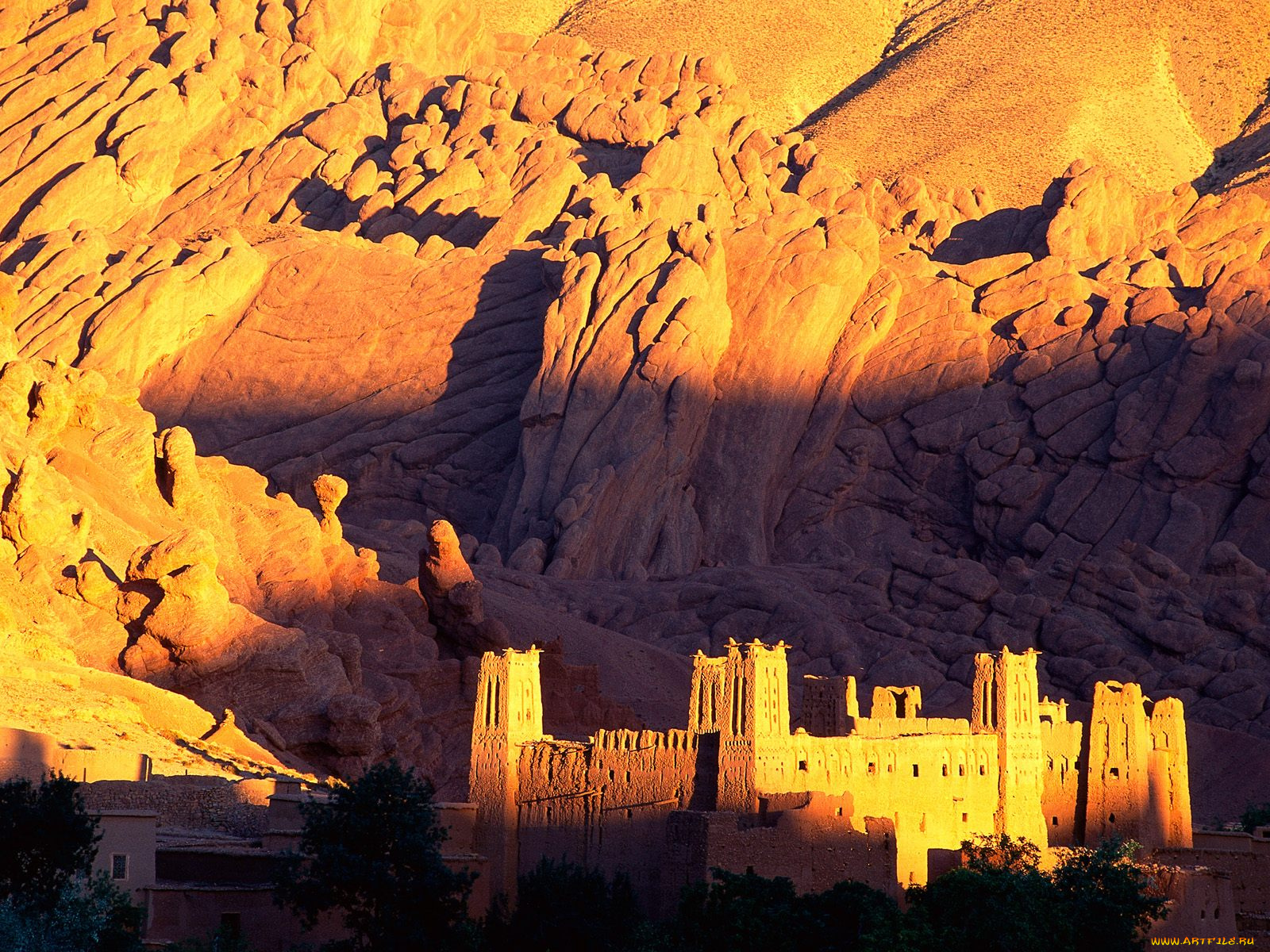 casbah, ruins, dades, gorge, morocco, города, исторические, архитектурные, памятники