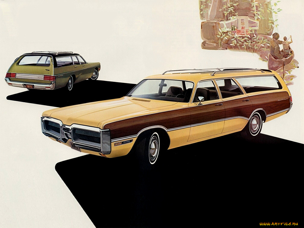 1972, plymouth, fury, sport, suburban, автомобили