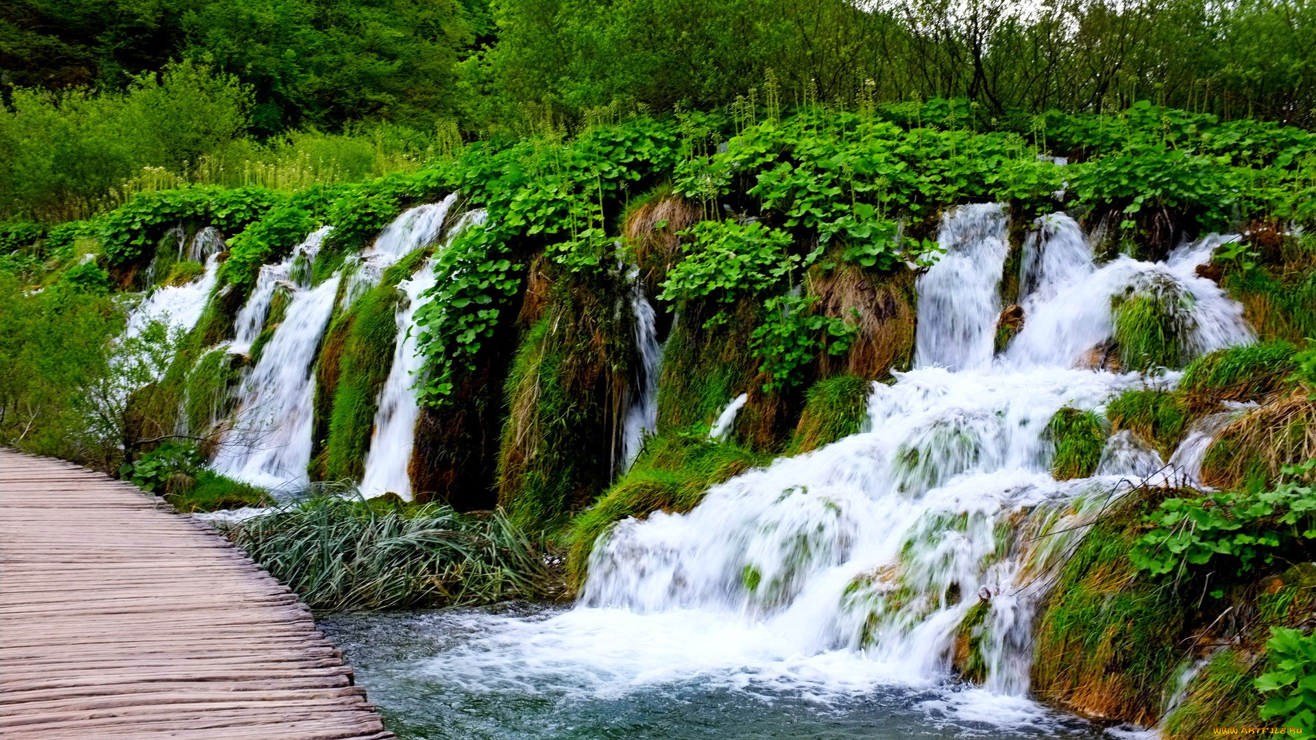 plitvice, lakes, national, park, природа, водопады, водопад