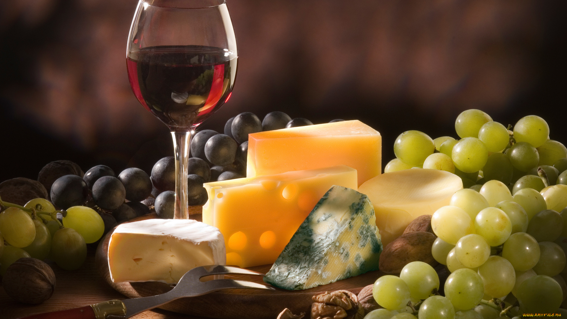 wine, and, cheese, еда, разное, сыр, бокал, вино, виноград
