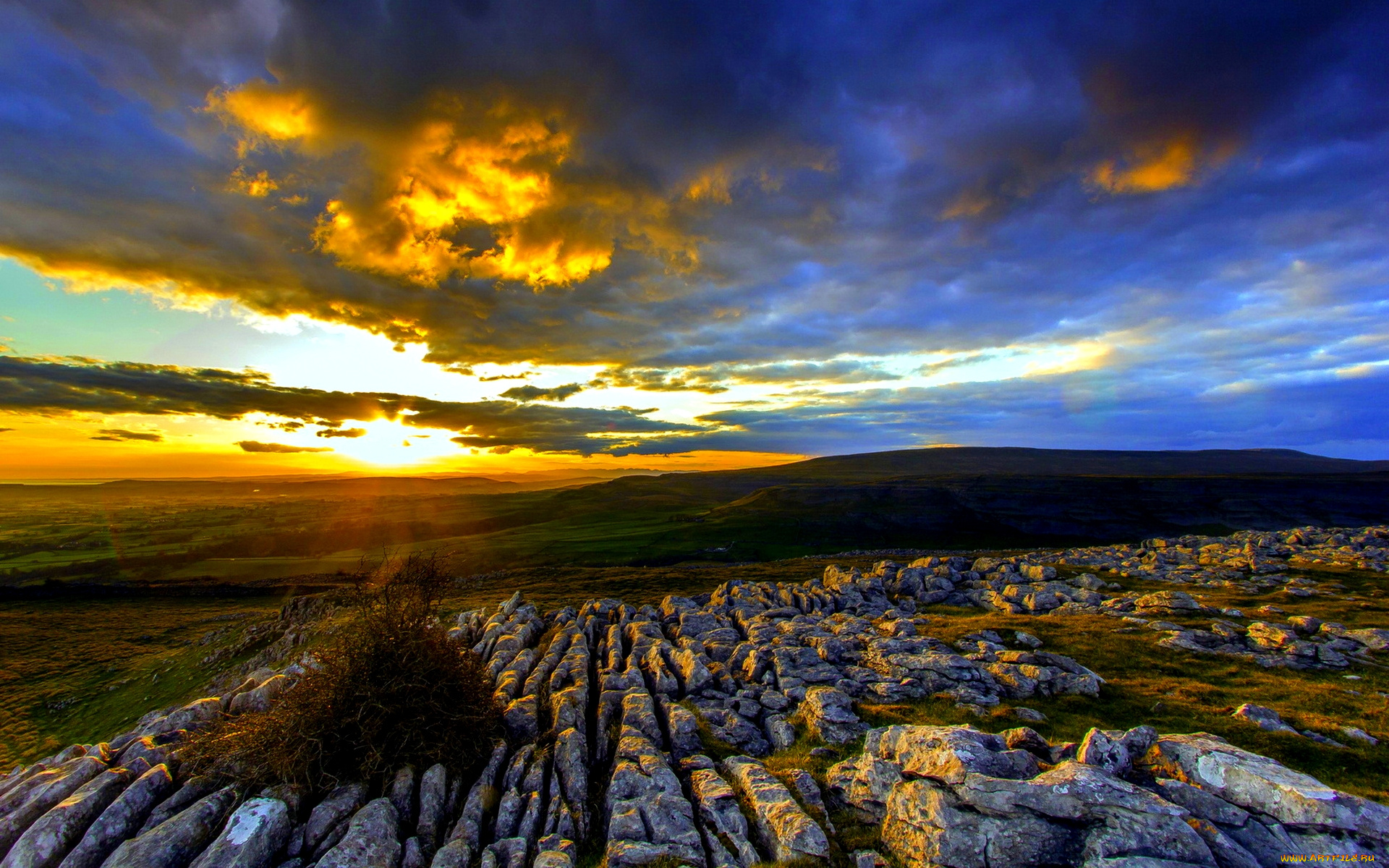 sunset, clouds, природа, восходы, закаты, небо, краски, закат, облака