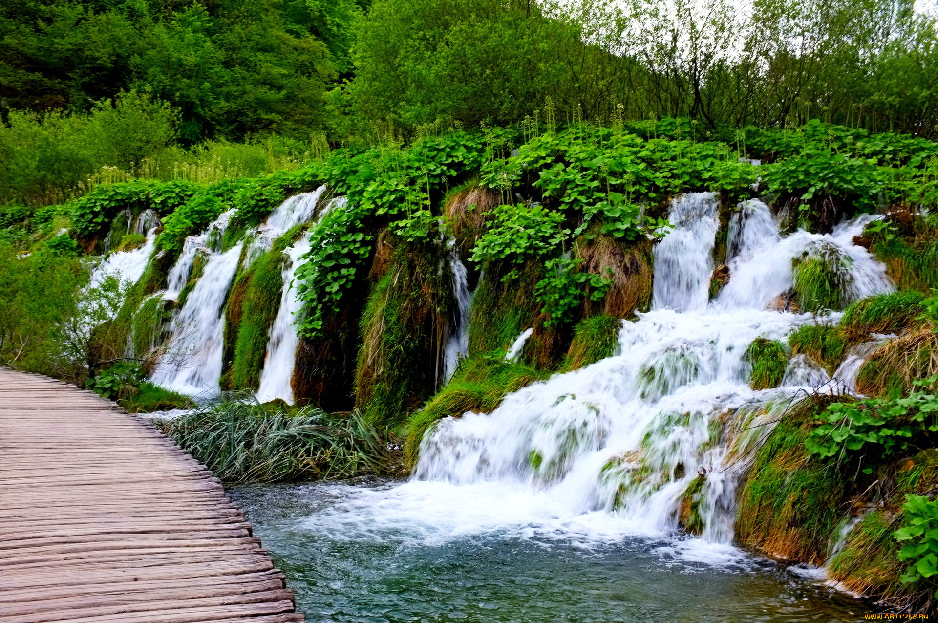 plitvice, lakes, national, park, природа, водопады, водопад