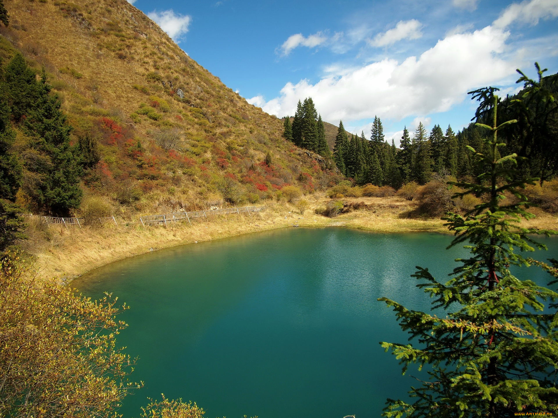 китай, сычуань, erdaohai, lake, природа, реки, озера