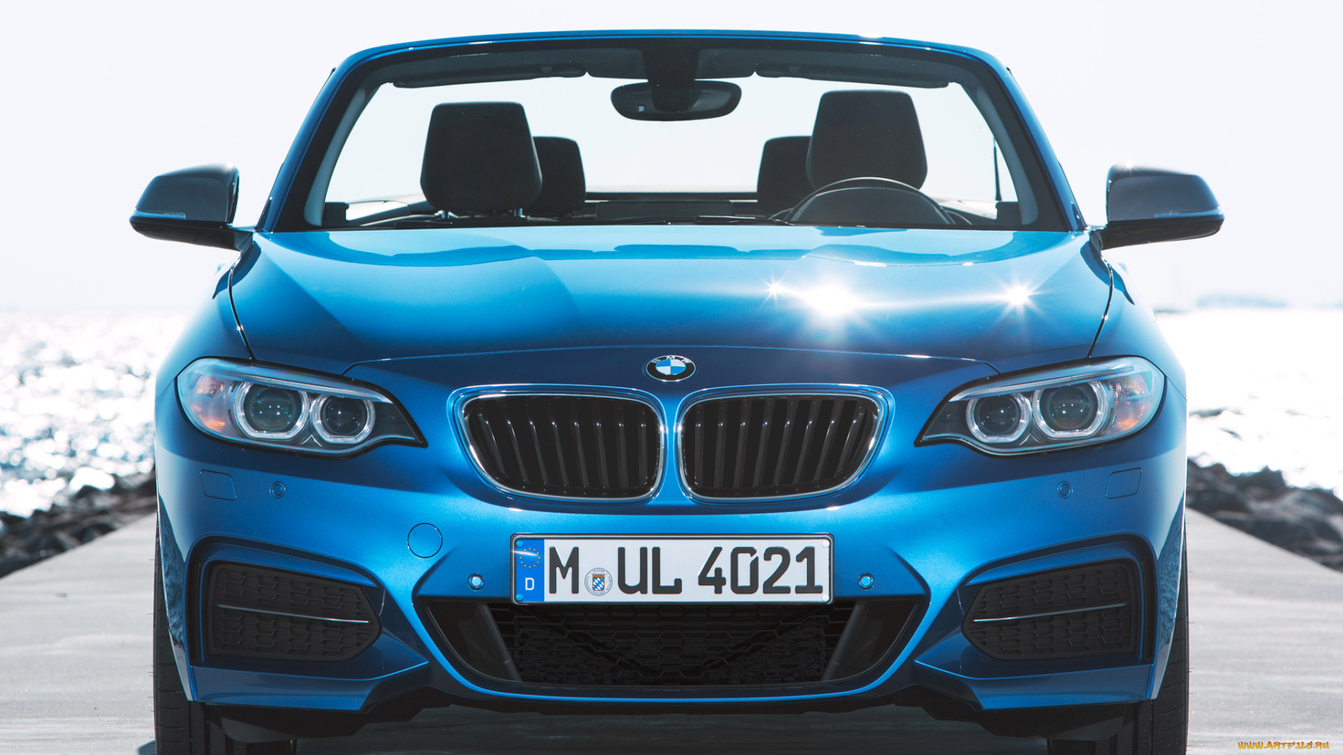 автомобили, bmw, синий, 2014г, f23, cabrio, m235i