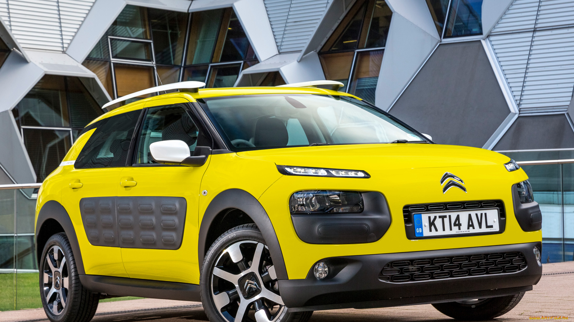 автомобили, citroen, cactus, c4, citroеn, 2014г, желтый, uk-spec