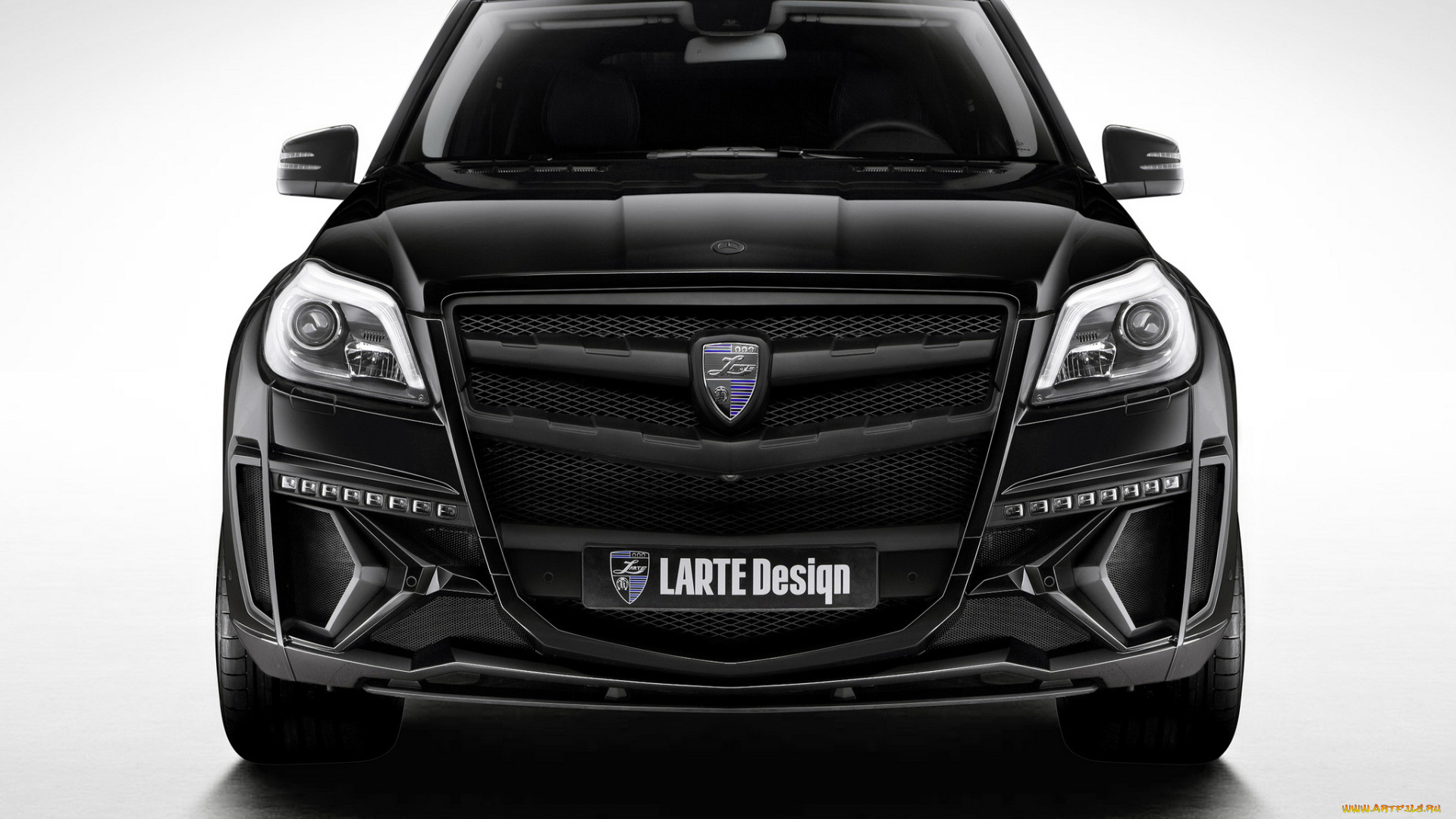 автомобили, mercedes-benz, 2014г, темный, design, larte, x166, crystal, black, gl