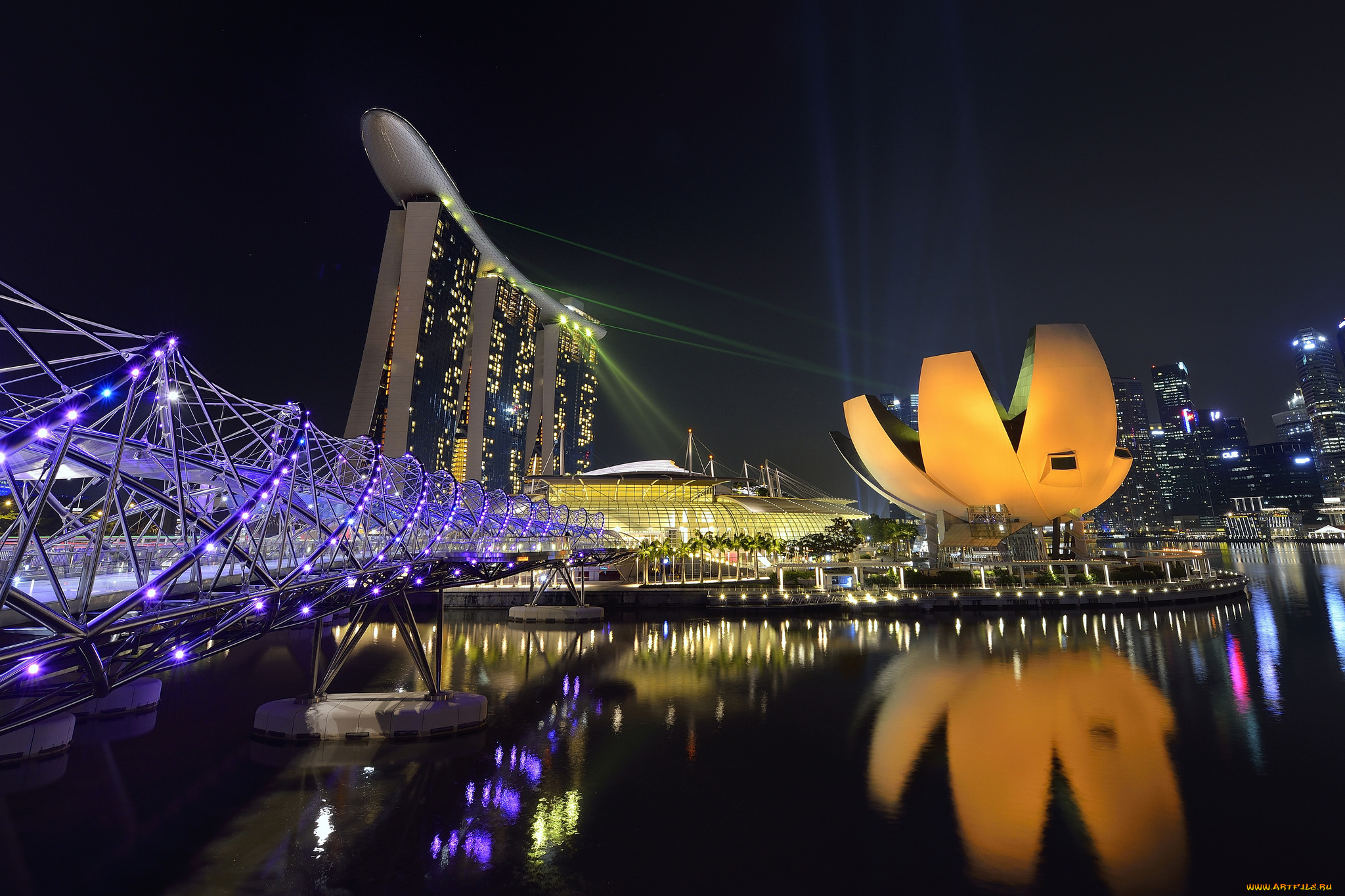 города, сингапур, , сингапур, night, lights, singapore, ночные, огни