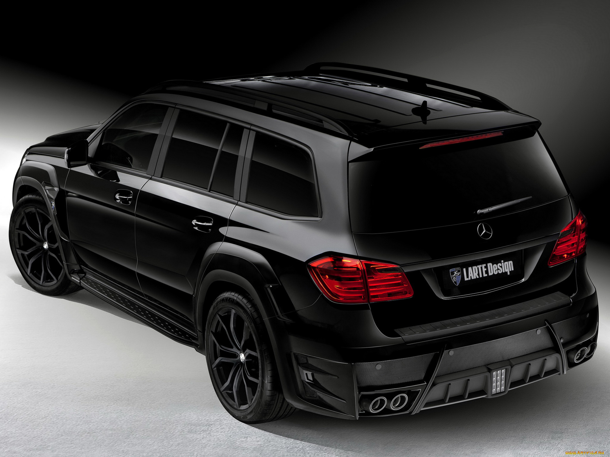 автомобили, mercedes-benz, темный, x166, crystal, black, gl, 2014г, design, larte