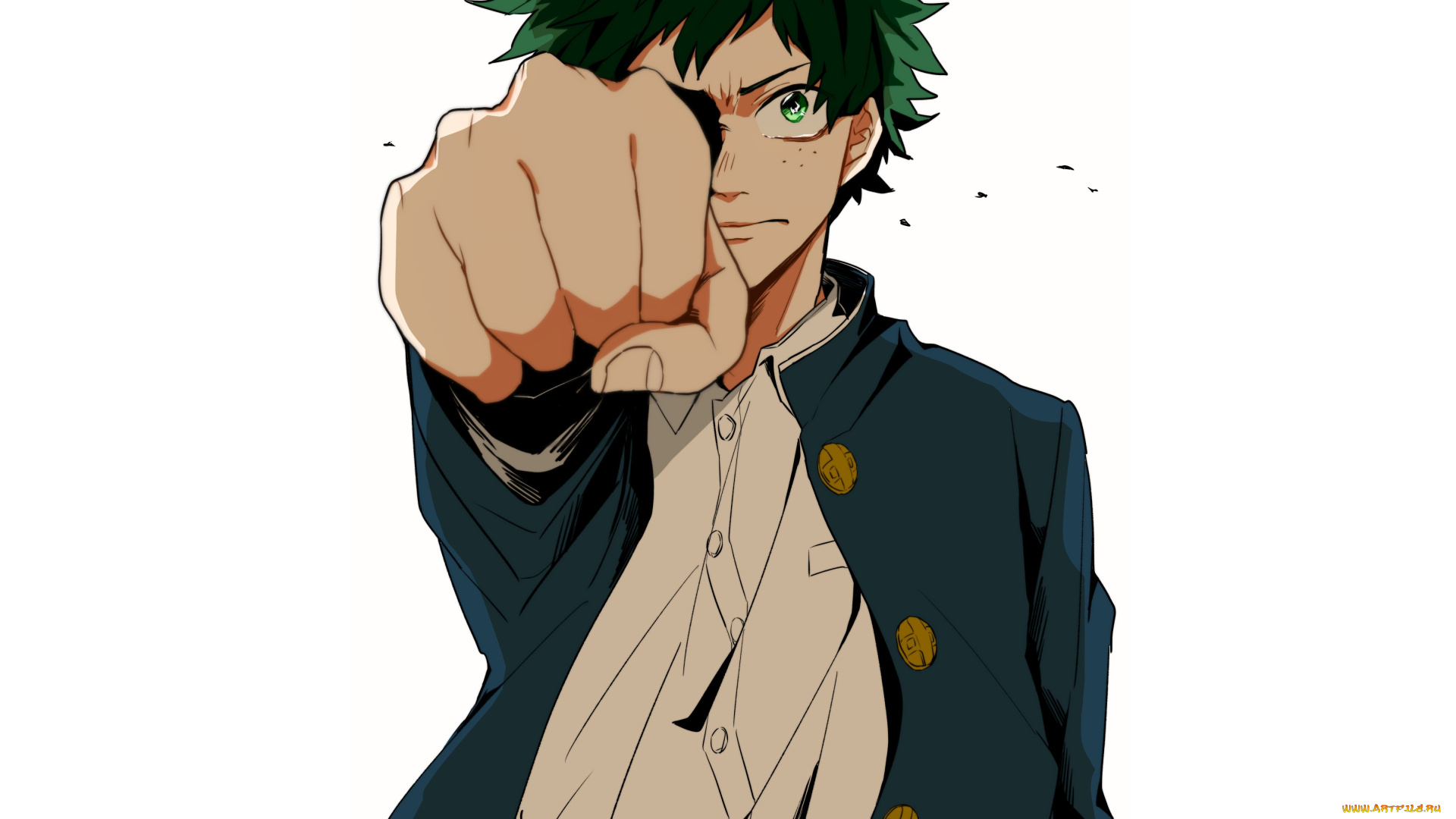 аниме, boku, no, hero, academia, midoriya, izuku