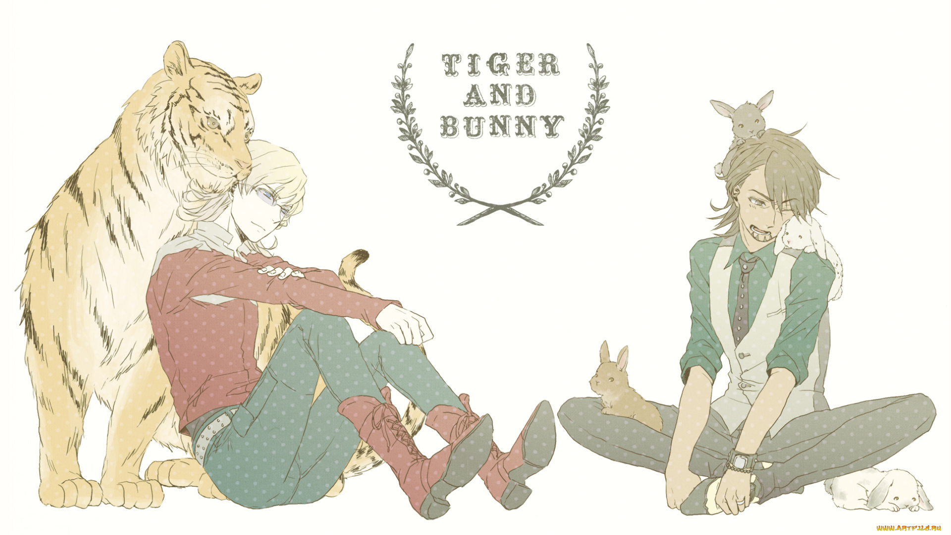 аниме, tiger, and, bunny, котецу, барнаби