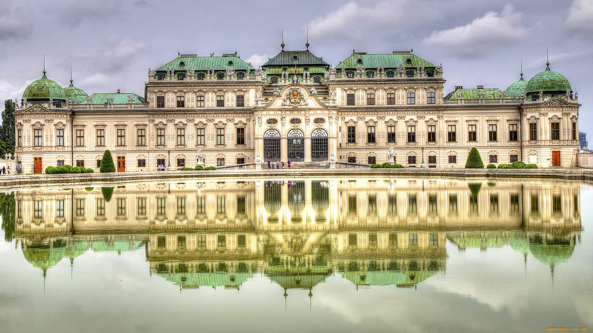 belvedere, palace, города, вена, , австрия, дворец