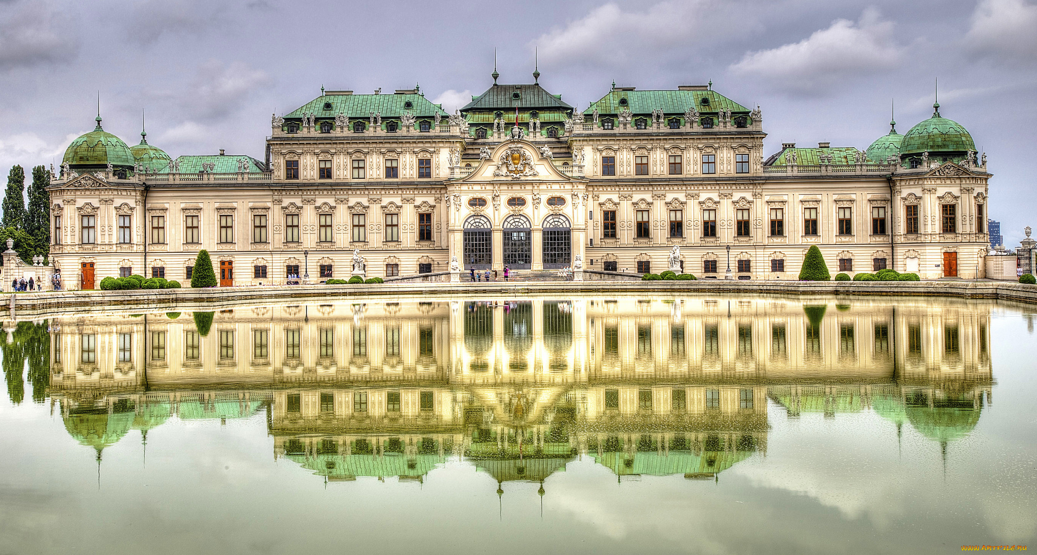 belvedere, palace, города, вена, , австрия, дворец