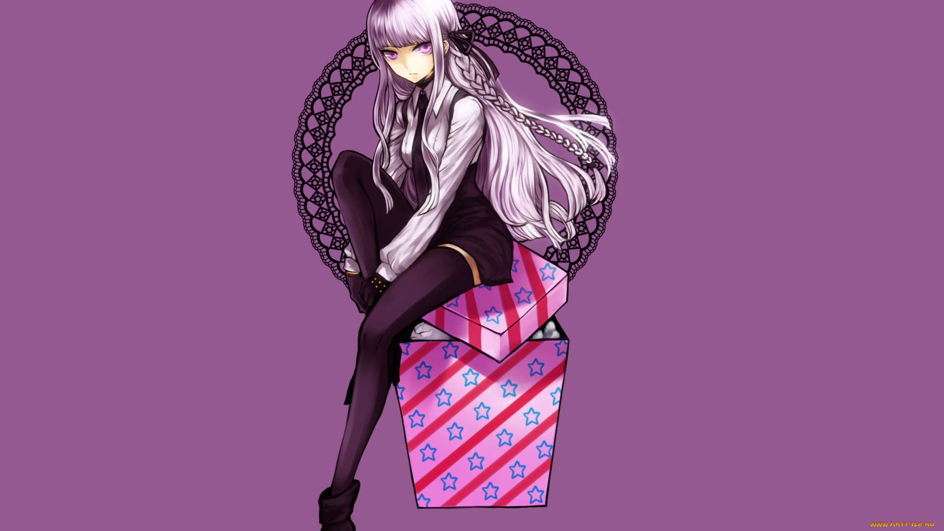 аниме, danganronpa, девушка