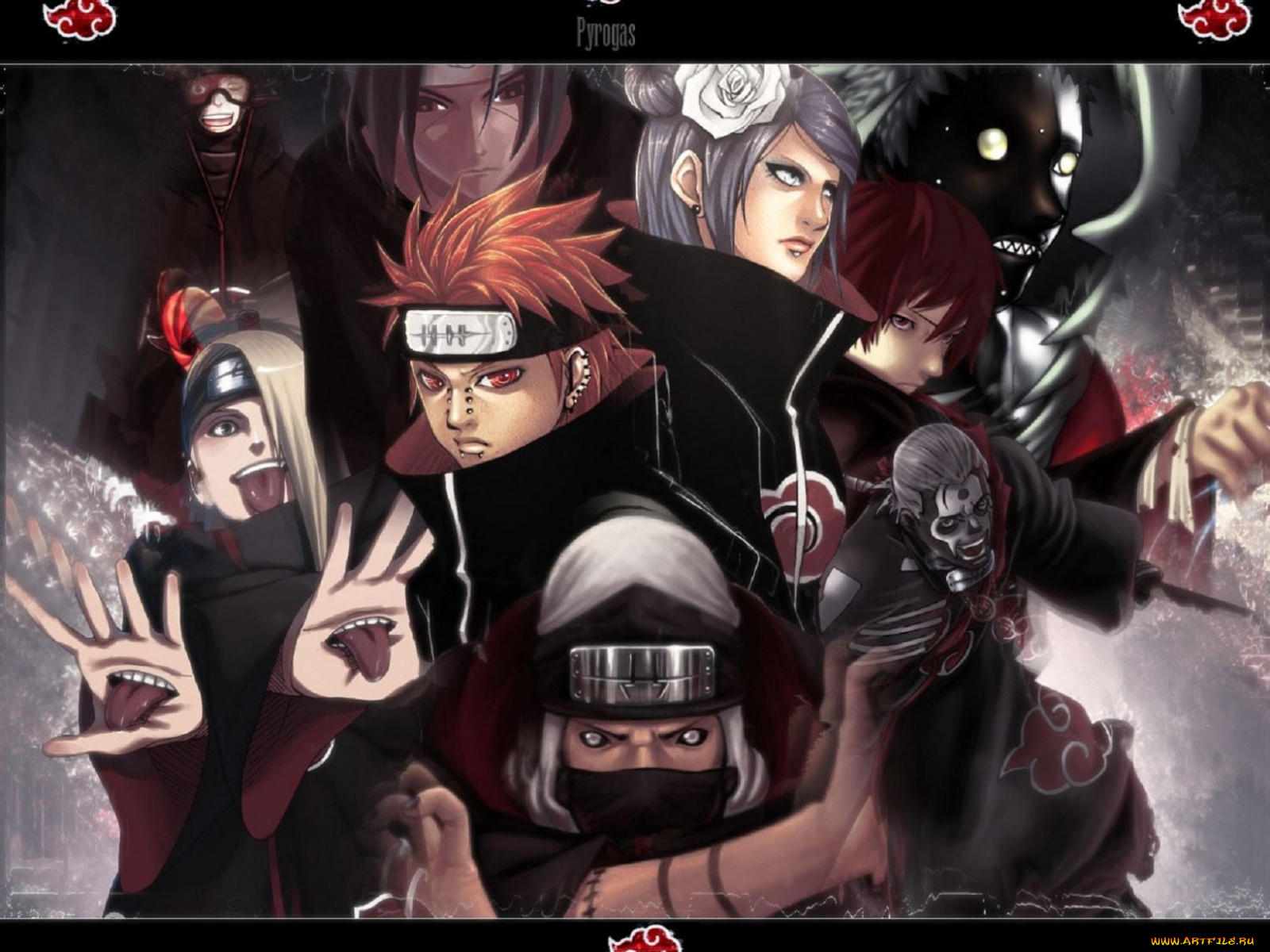 аниме, naruto, akatsuki, shinobi, itachi, uchiha