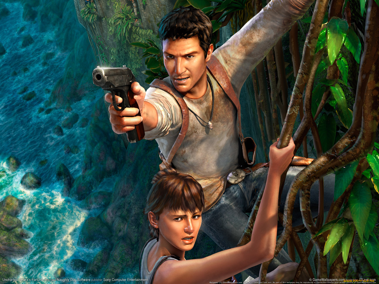 uncharted, drakes, fortune, видео, игры, drake`s