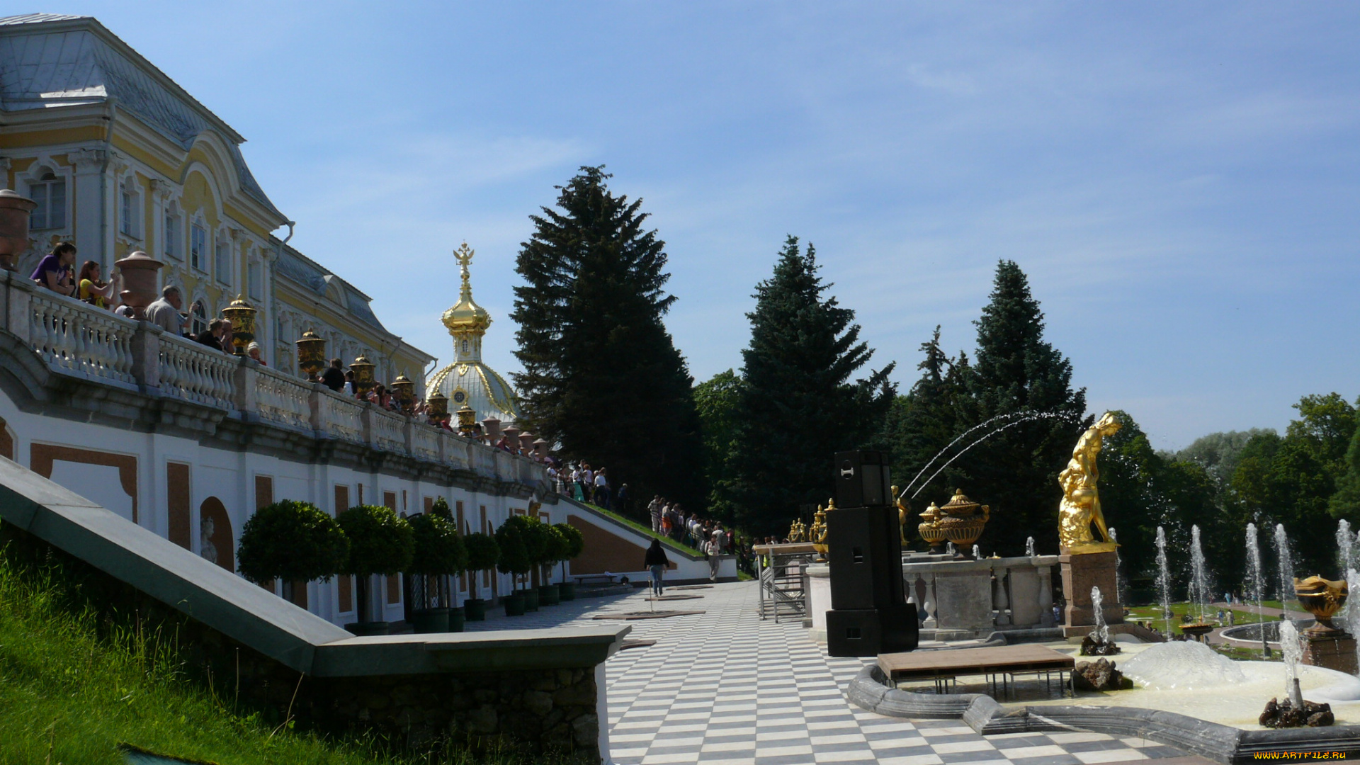 автор, владимир, кузнецов, города, санкт, петербург, петергоф, россия