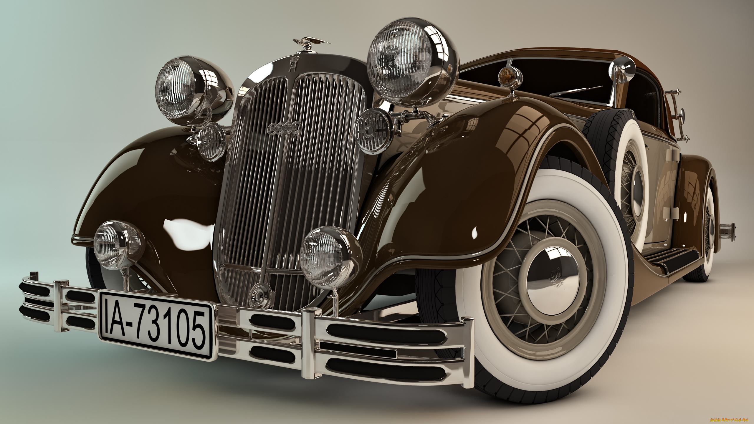 автомобили, 3д, 1937, sport, horch, 853a