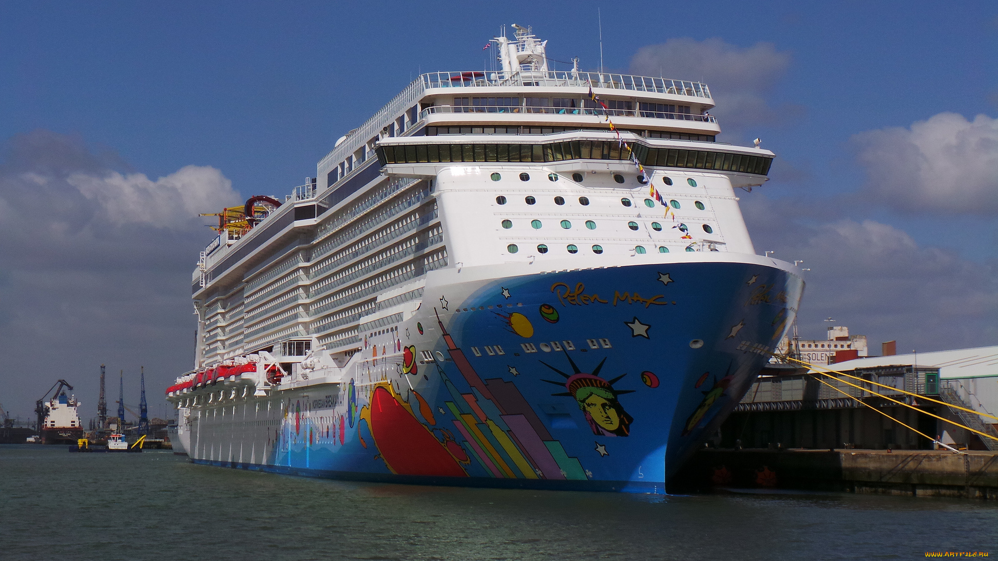 norwegian, breakaway, корабли, лайнеры, круиз, лайнер