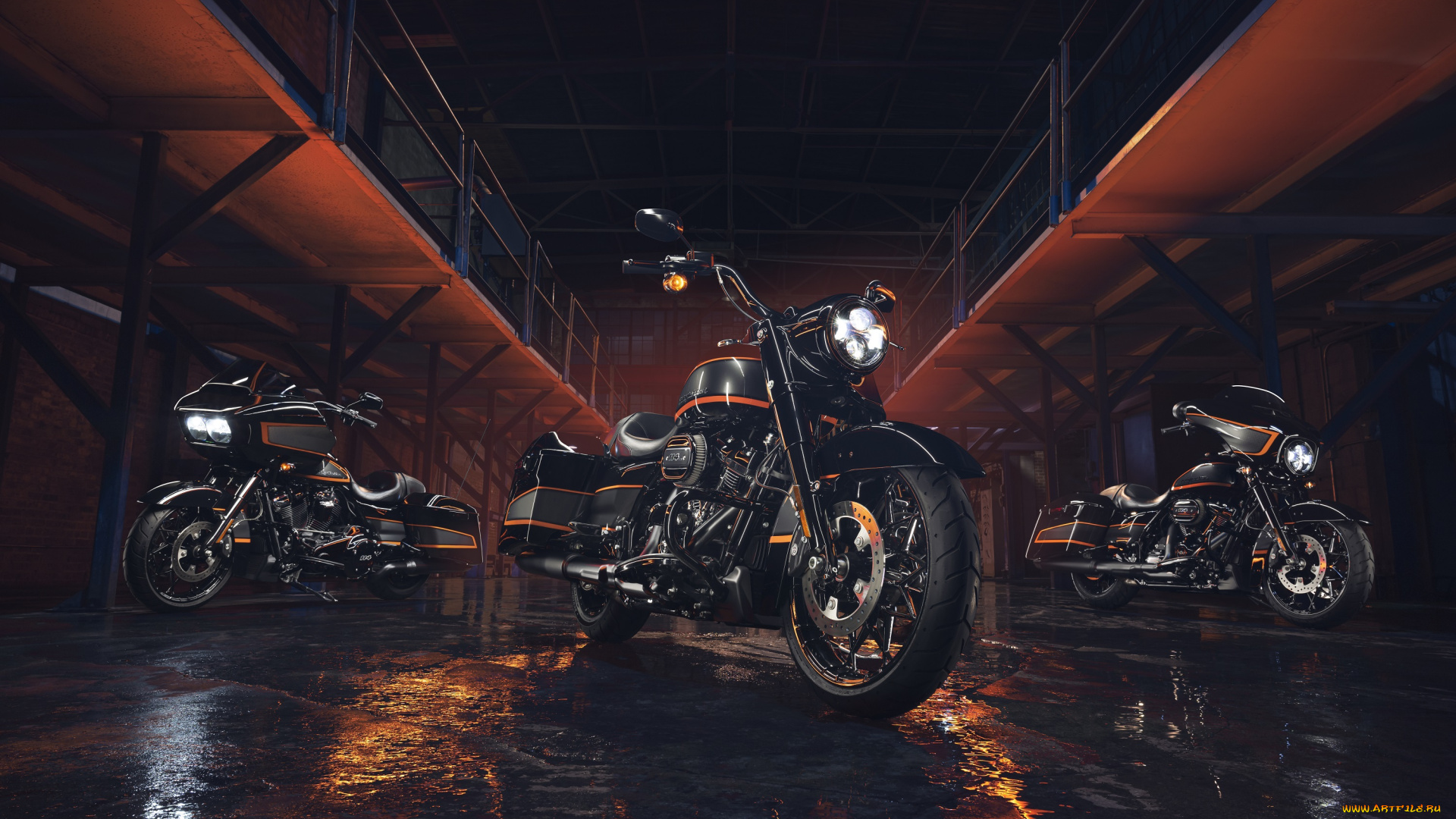 мотоциклы, harley-davidson, 2022, custom, grand, american, touring, models