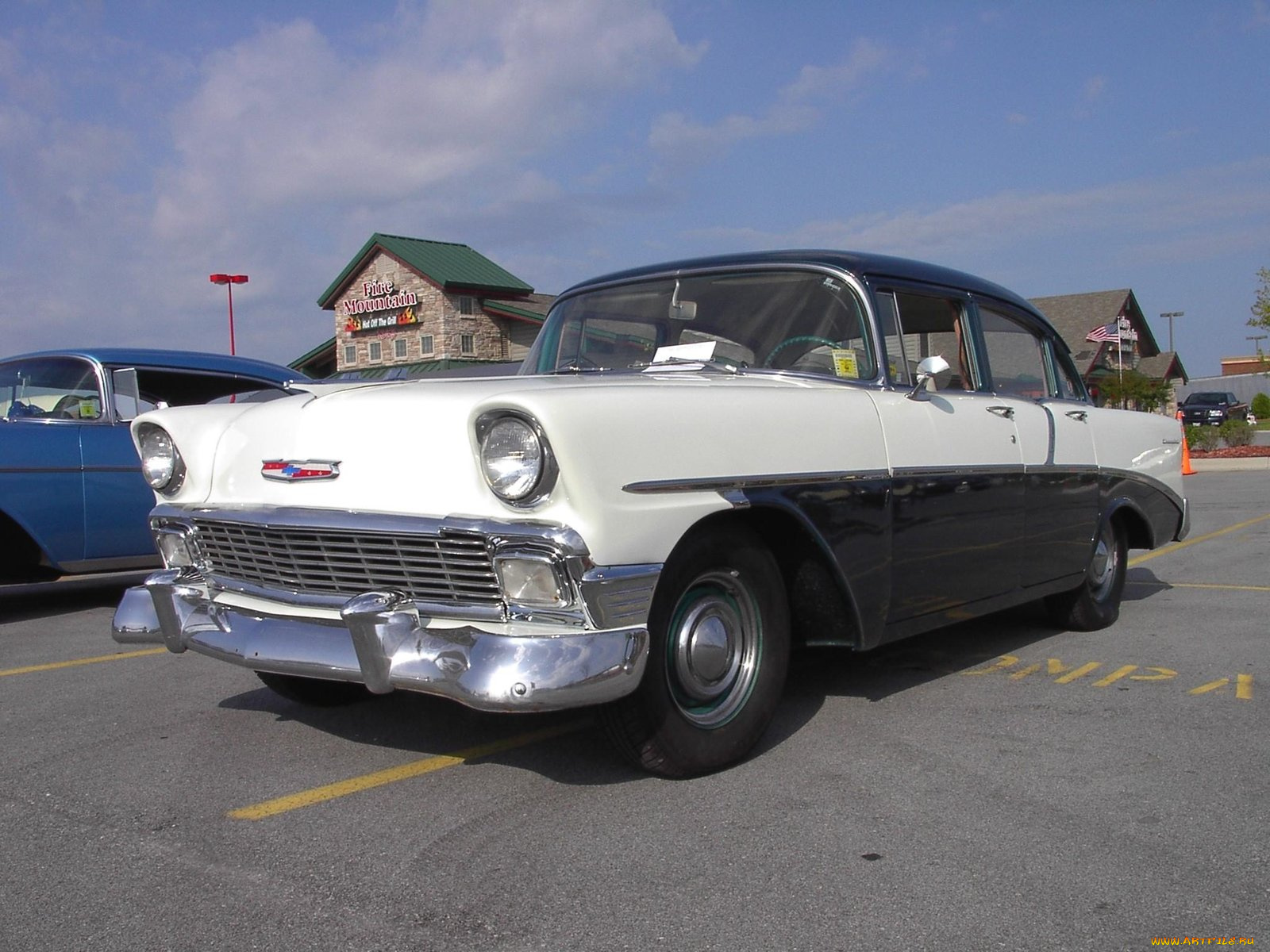1956, chevrolet, sedan, classic, автомобили, выставки, уличные, фото