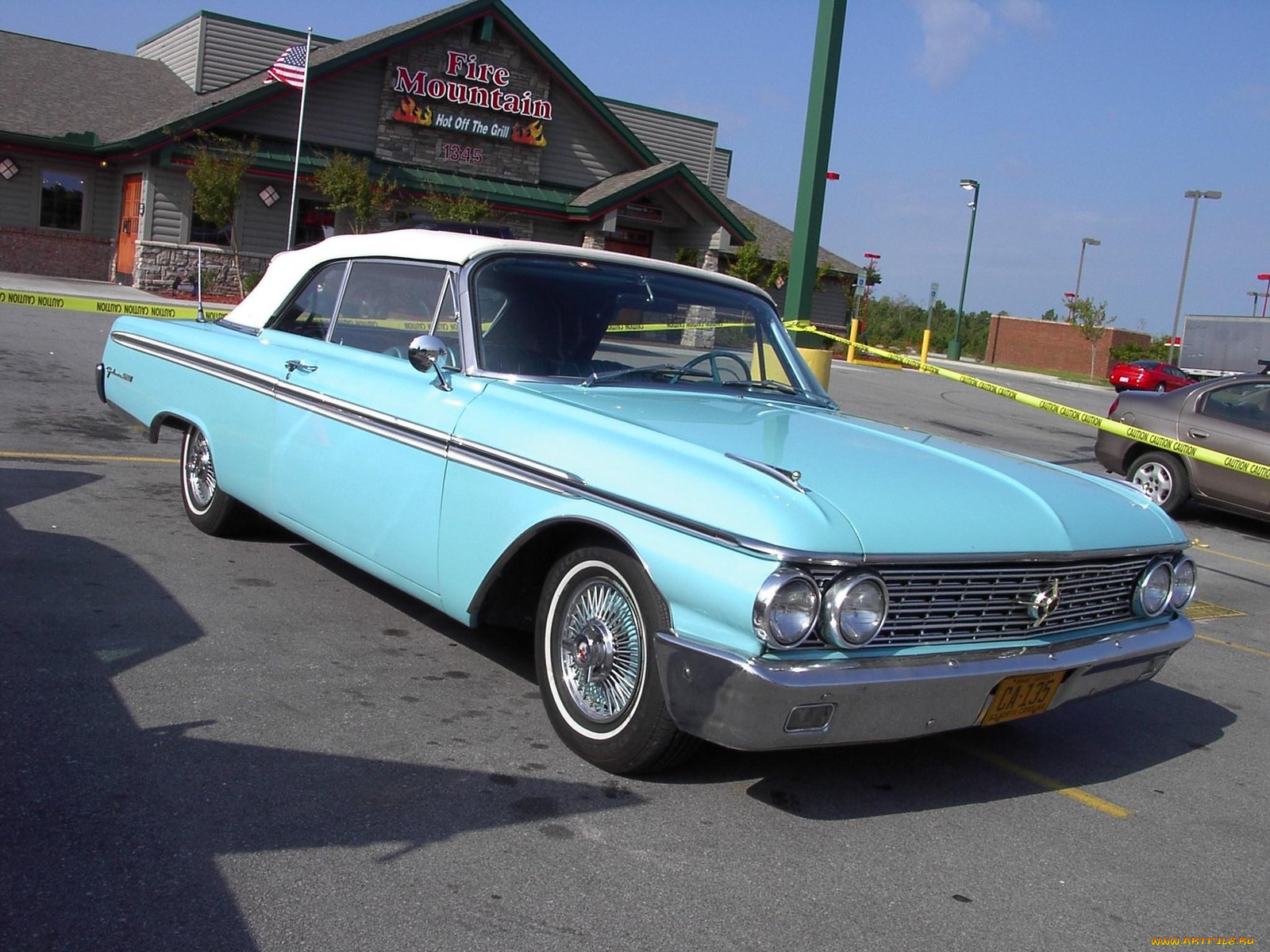 1962, ford, galaxie, 500, convertible, classic, автомобили