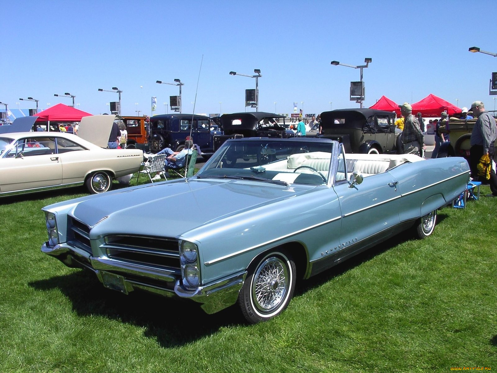 1966, pontiac, convertible, classic, автомобили