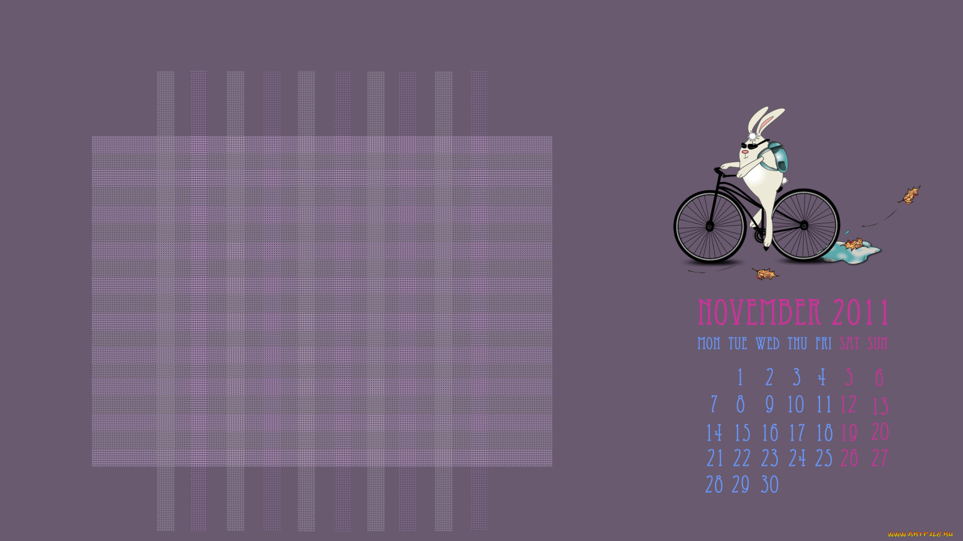 календари, рисованные, векторная, графика, велосипед, очки, заяц