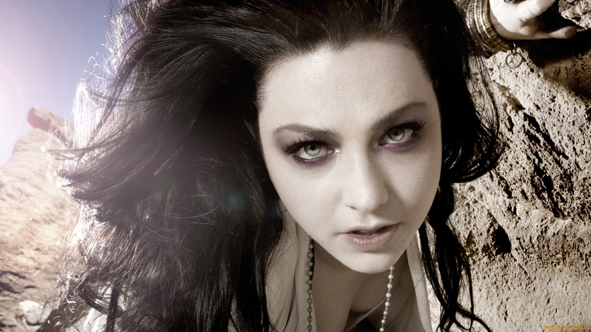 музыка, evanescence, лицо, amy, lee