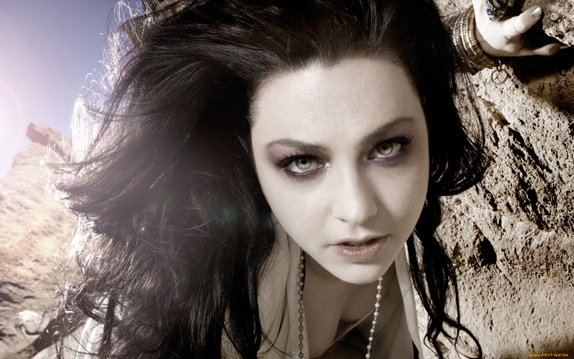 музыка, evanescence, лицо, amy, lee