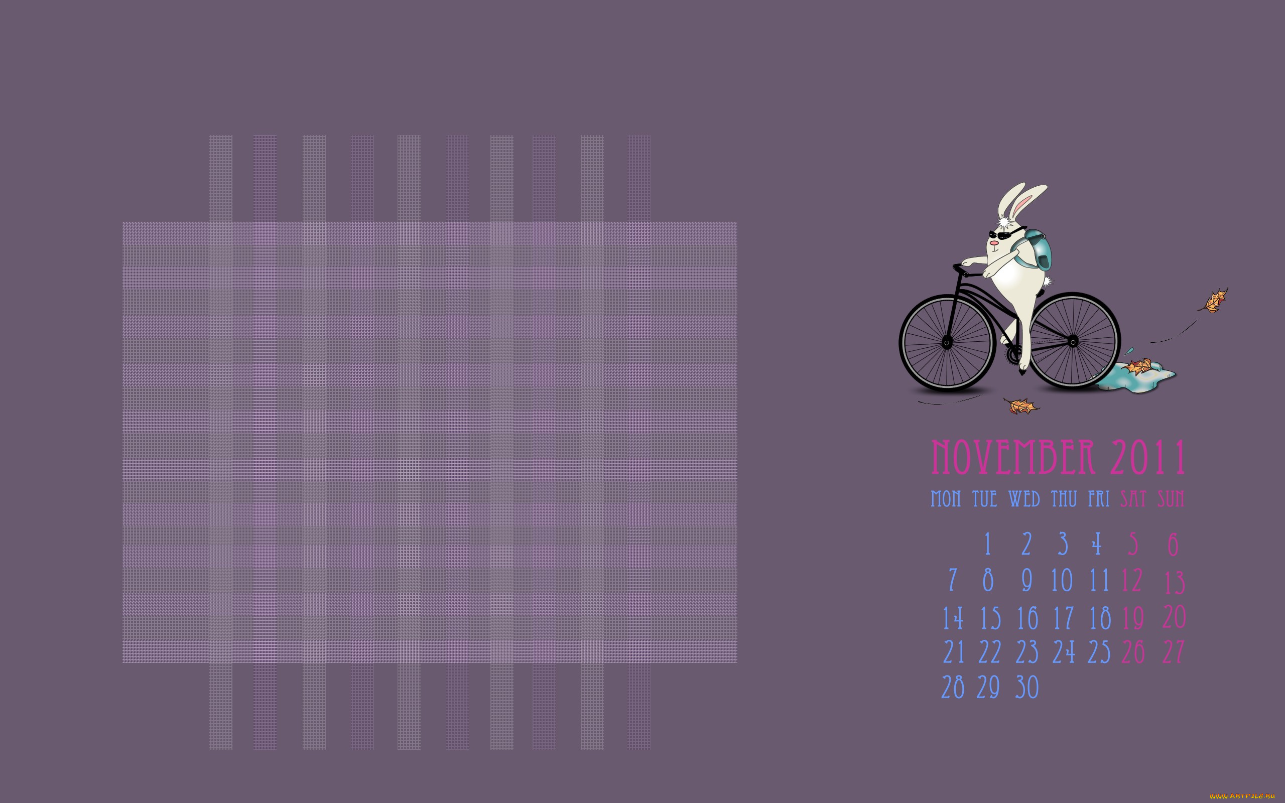 календари, рисованные, векторная, графика, велосипед, очки, заяц