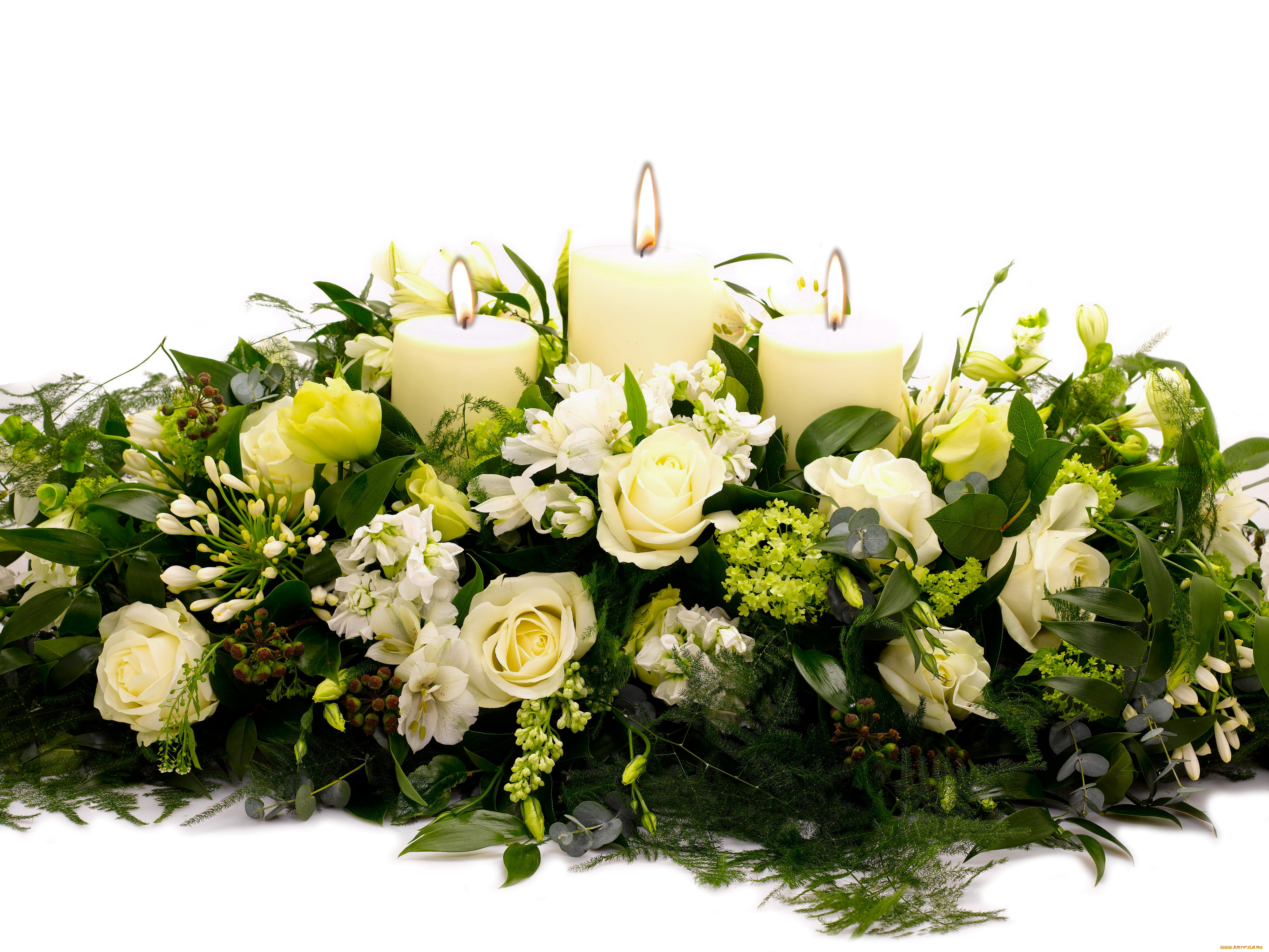 цветы, букеты, композиции, свадьба, свечи, розы