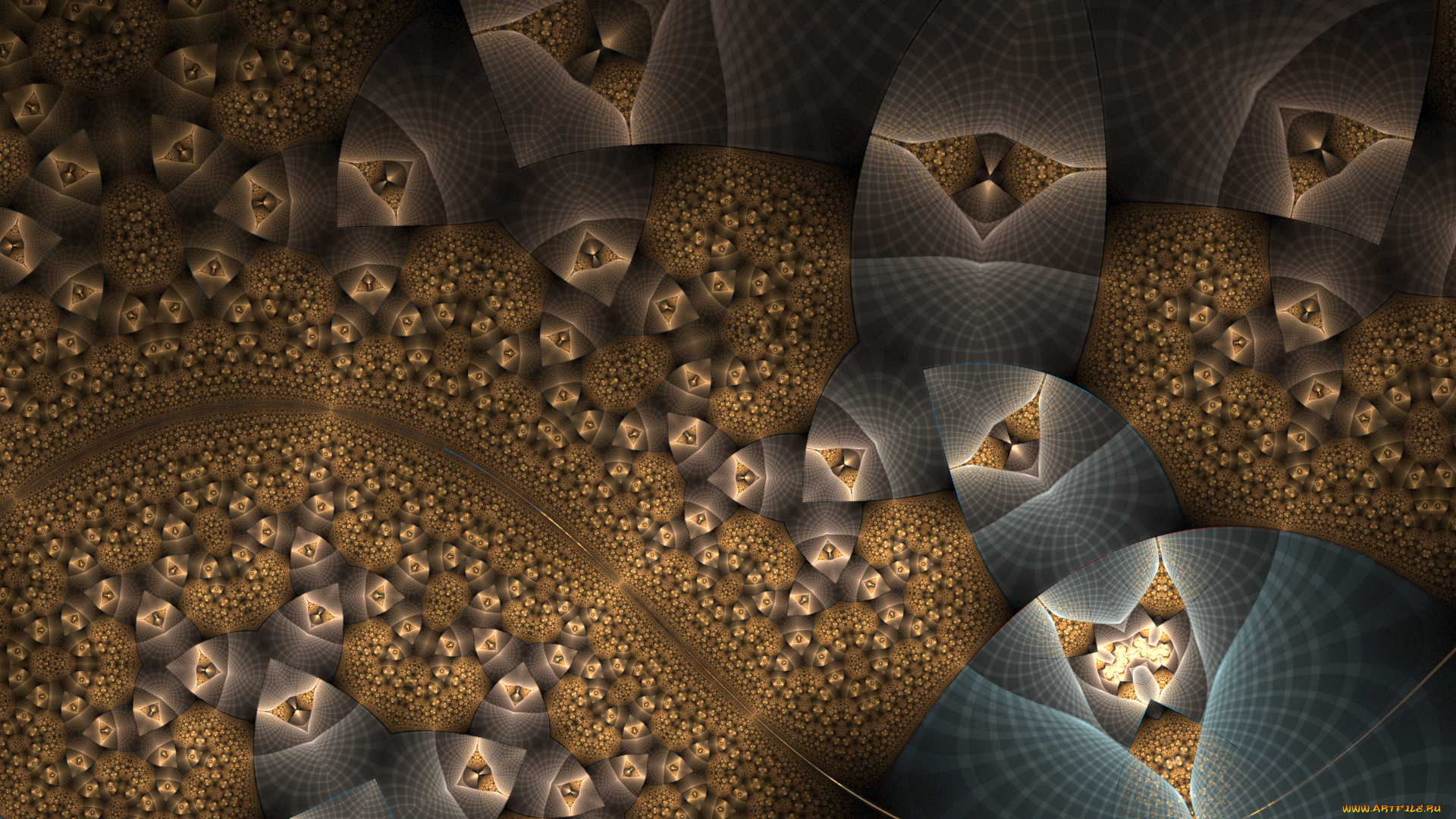 3д, графика, fractal, фракталы, фон, цвета, узор