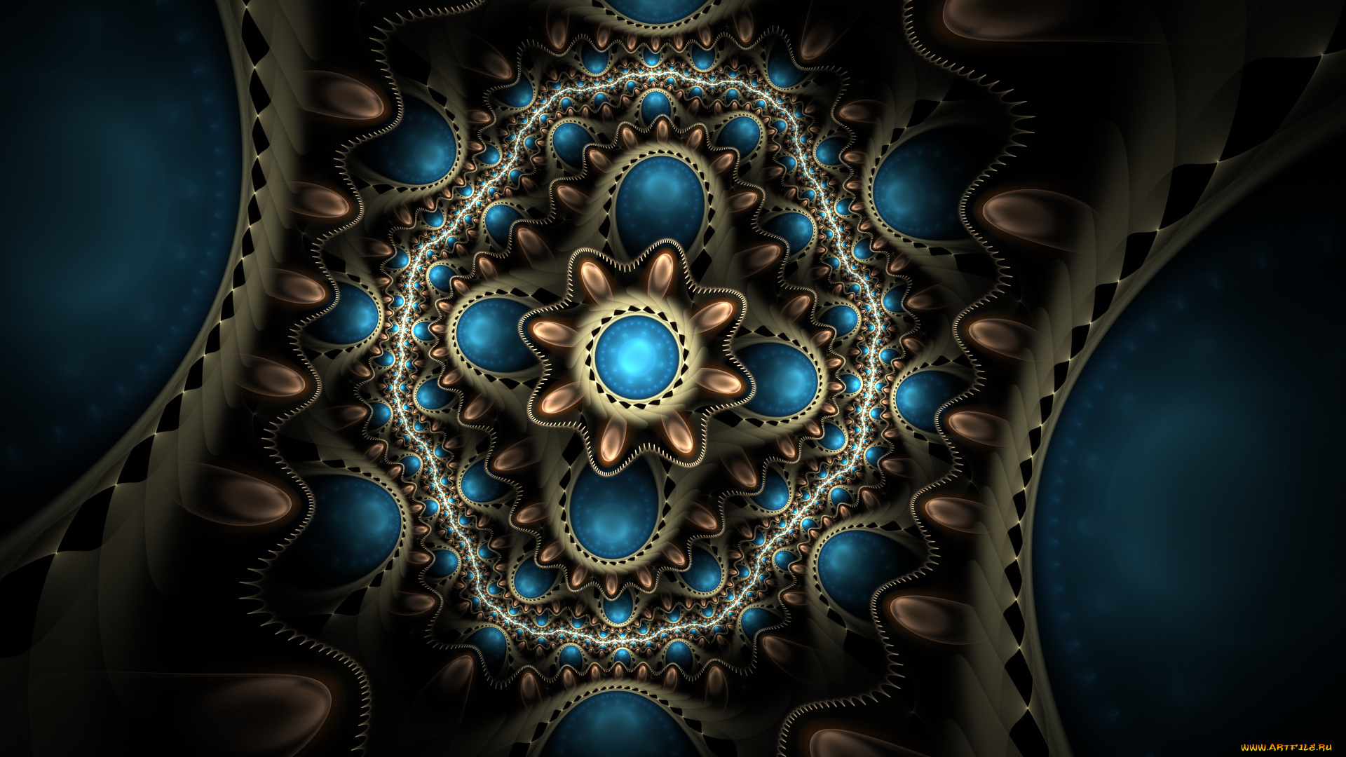 3д, графика, fractal, фракталы, узор, фон, цвета