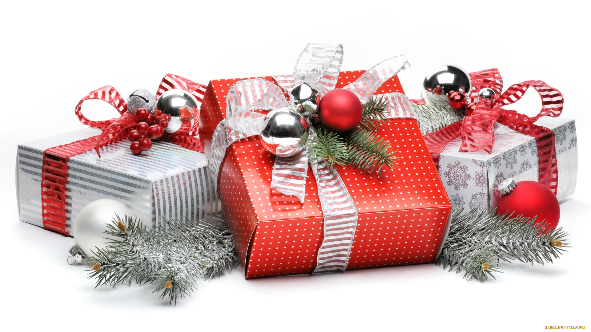 праздничные, подарки, коробочки, праздник, коробки, шарики, банты
