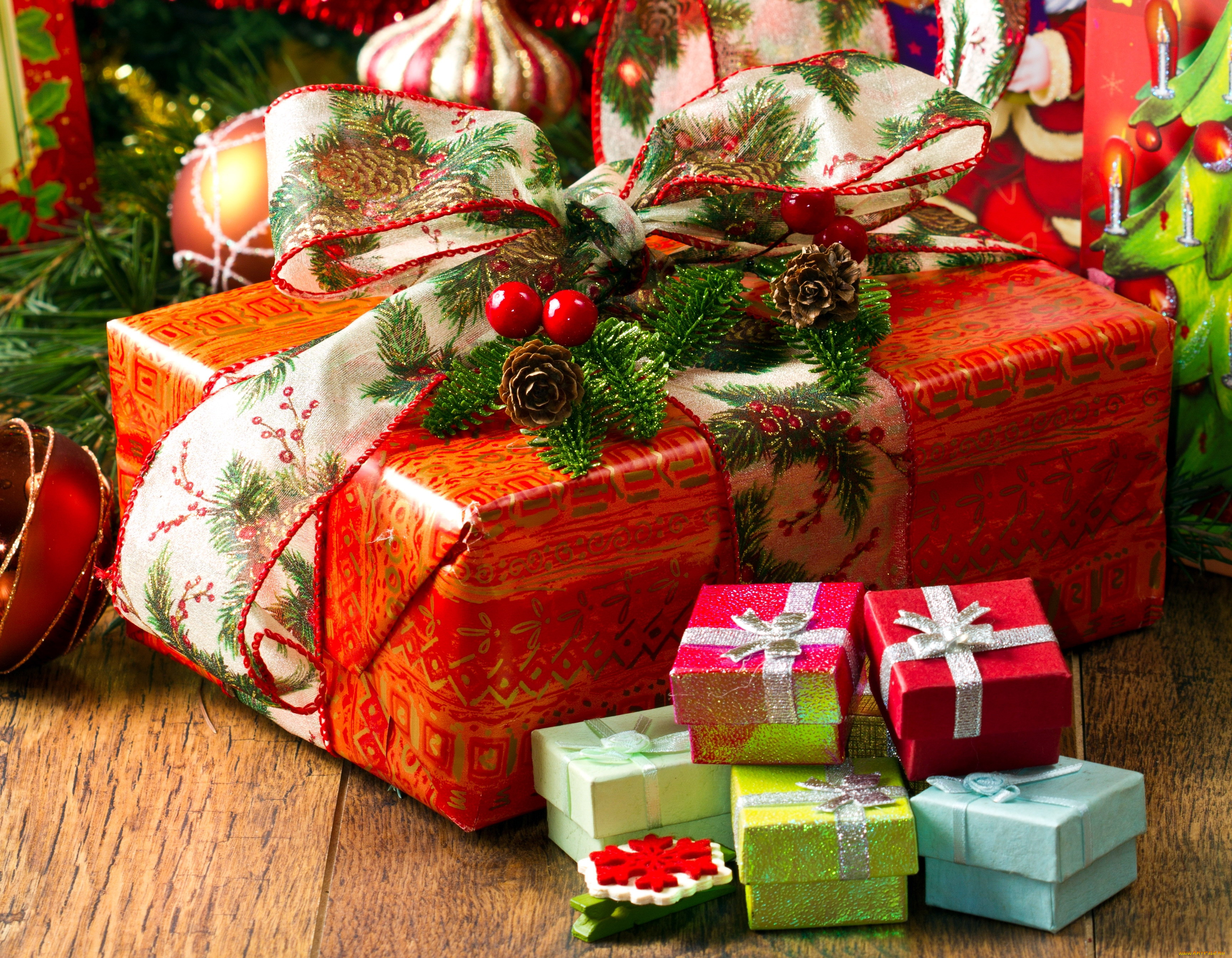 праздничные, подарки, коробочки, праздник, коробка, бант