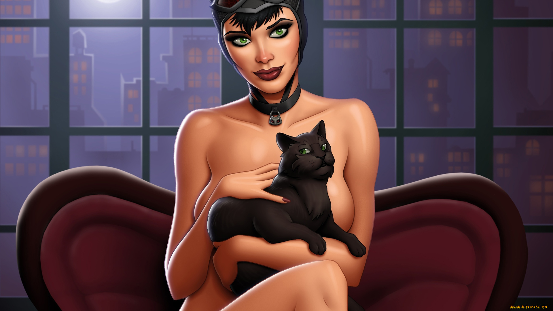 фэнтези, девушки, dc, comics, кошка, женщина-кошка, selina, kyle, catwoman